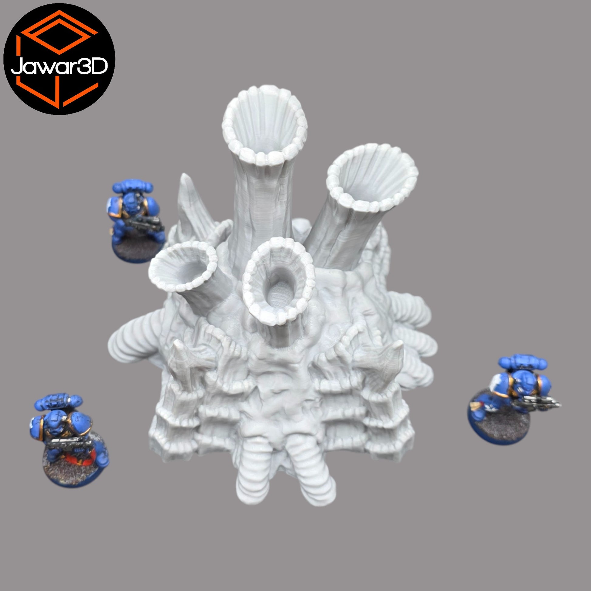Wargaming 28mm scatter terrain scenery showing 3D-printed item that is compatible with games such as Warhammer 40K, Star Wars Legions, D+D, Dungeons and Dragons, Sci-Fi, Fantasy and other miniature tabletop games. Brand Jawar3d found at www.jawar3d.co.uk.