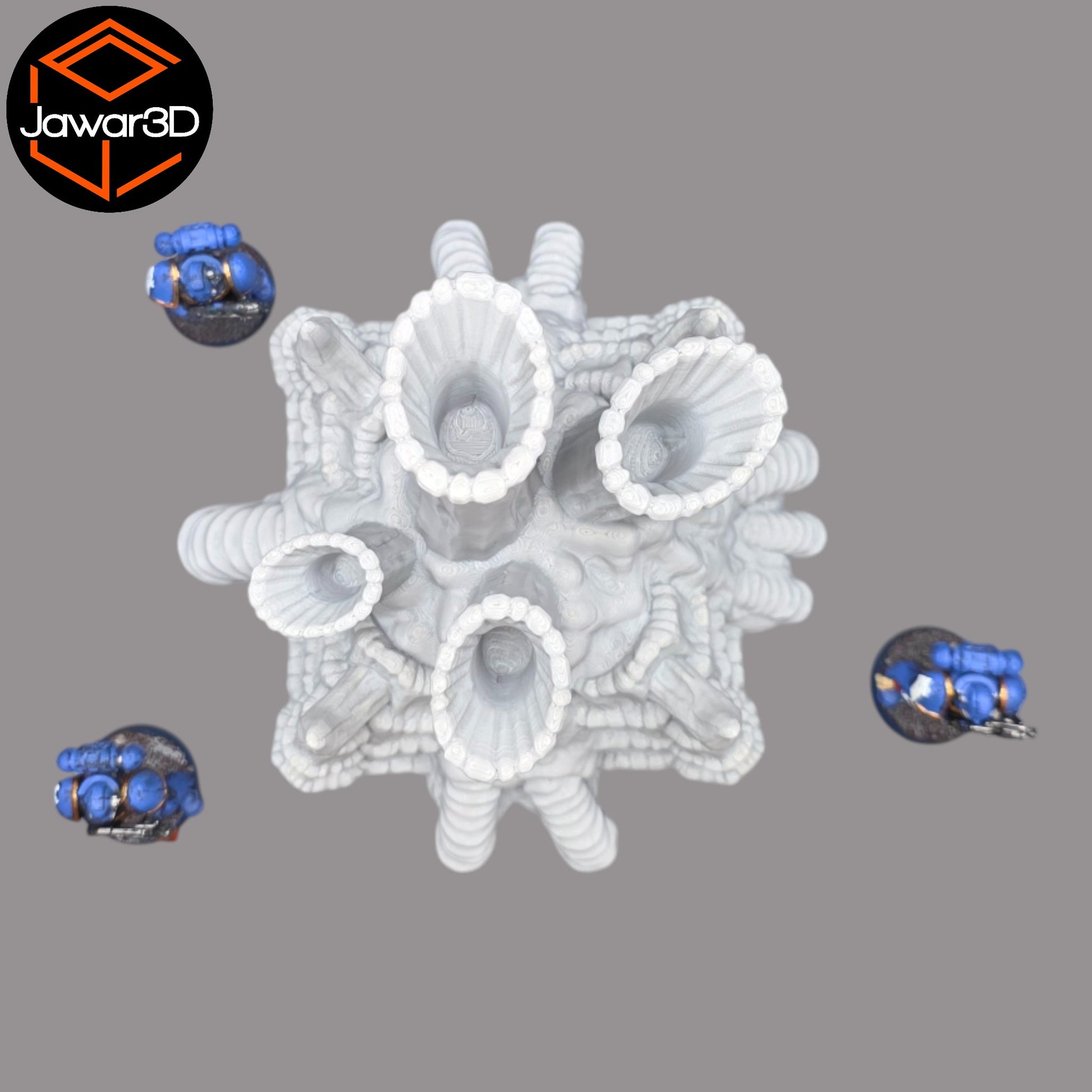Wargaming 28mm scatter terrain scenery showing 3D-printed item that is compatible with games such as Warhammer 40K, Star Wars Legions, D+D, Dungeons and Dragons, Sci-Fi, Fantasy and other miniature tabletop games. Brand Jawar3d found at www.jawar3d.co.uk.