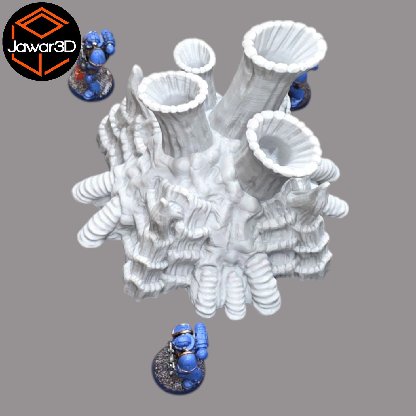 Wargaming 28mm scatter terrain scenery showing 3D-printed item that is compatible with games such as Warhammer 40K, Star Wars Legions, D+D, Dungeons and Dragons, Sci-Fi, Fantasy and other miniature tabletop games. Brand Jawar3d found at www.jawar3d.co.uk.