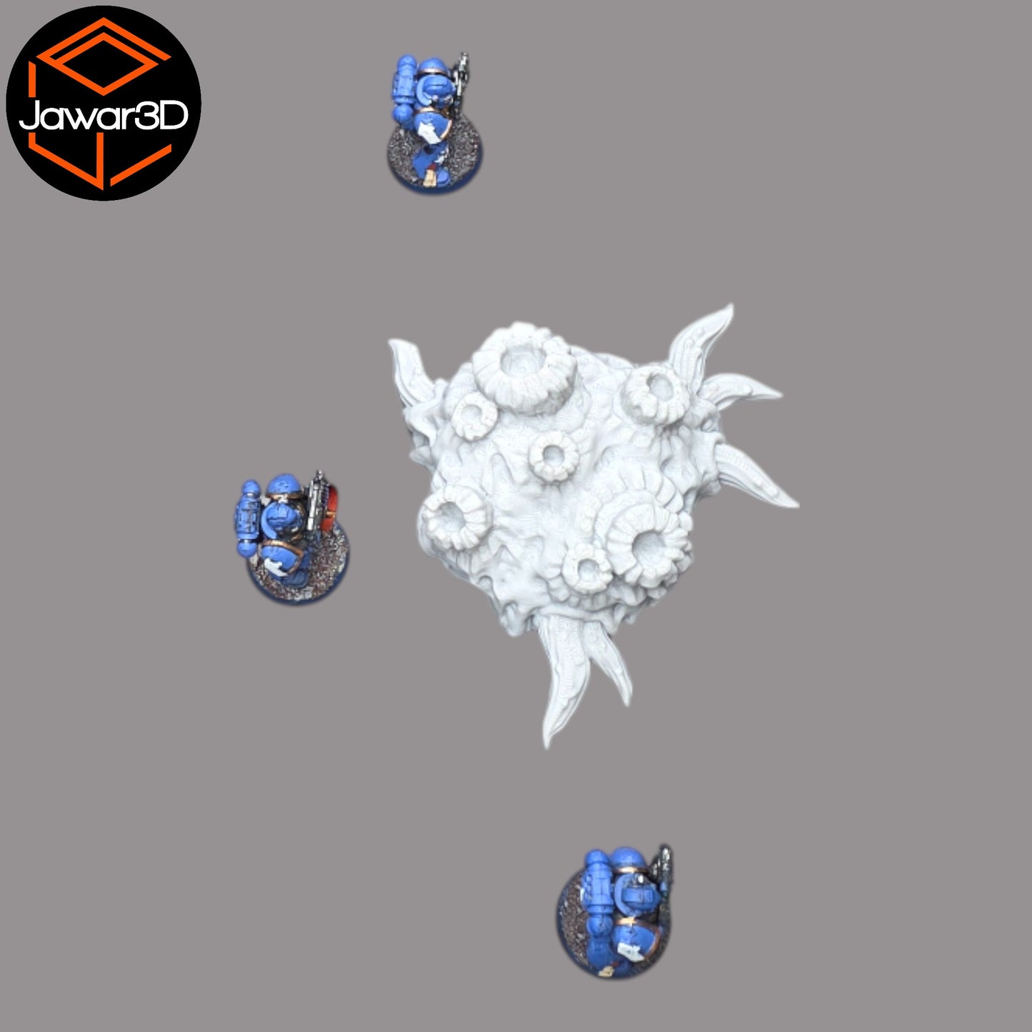 Wargaming 28mm scatter terrain scenery showing 3D-printed item that is compatible with games such as Warhammer 40K, Star Wars Legions, D+D, Dungeons and Dragons, Sci-Fi, Fantasy and other miniature tabletop games. Brand Jawar3d found at www.jawar3d.co.uk.