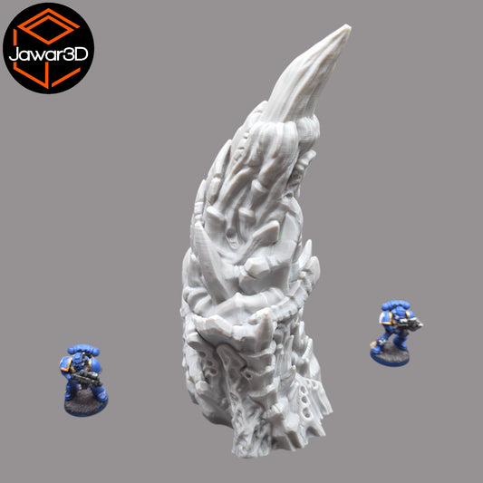 Wargaming 28mm scatter terrain scenery showing 3D-printed item that is compatible with games such as Warhammer 40K, Star Wars Legions, D+D, Dungeons and Dragons, Sci-Fi, Fantasy and other miniature tabletop games. Brand Jawar3d found at www.jawar3d.co.uk.