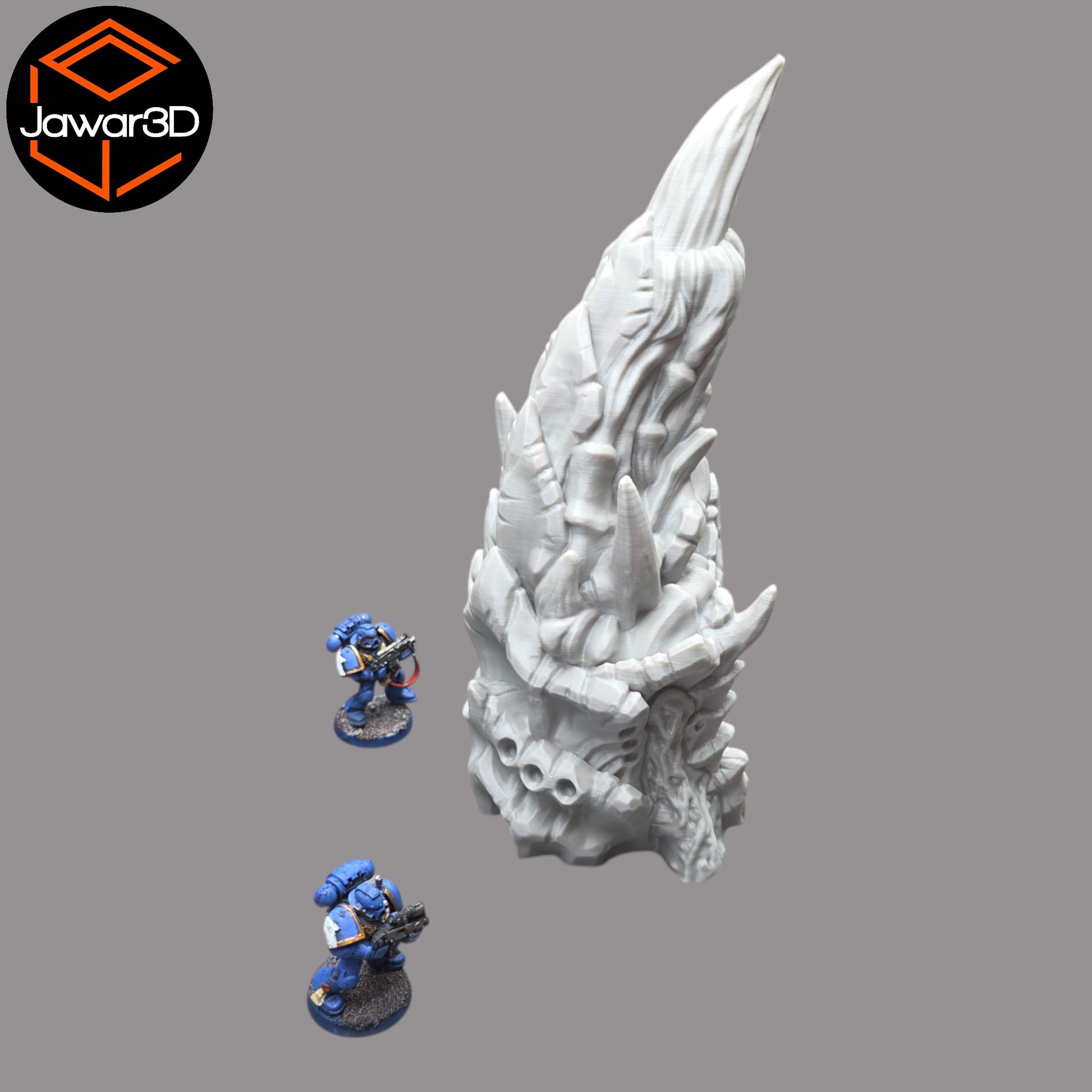 Wargaming 28mm scatter terrain scenery showing 3D-printed item that is compatible with games such as Warhammer 40K, Star Wars Legions, D+D, Dungeons and Dragons, Sci-Fi, Fantasy and other miniature tabletop games. Brand Jawar3d found at www.jawar3d.co.uk.