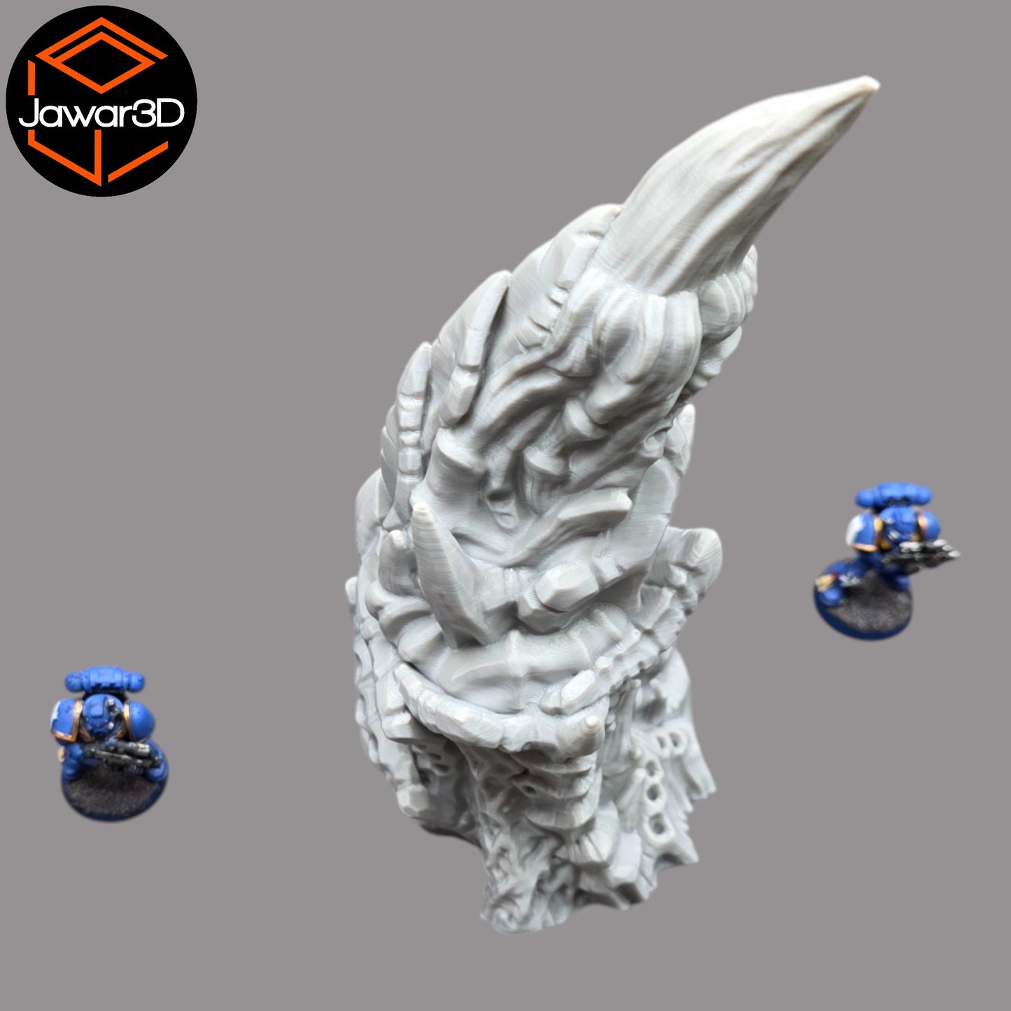 Wargaming 28mm scatter terrain scenery showing 3D-printed item that is compatible with games such as Warhammer 40K, Star Wars Legions, D+D, Dungeons and Dragons, Sci-Fi, Fantasy and other miniature tabletop games. Brand Jawar3d found at www.jawar3d.co.uk.