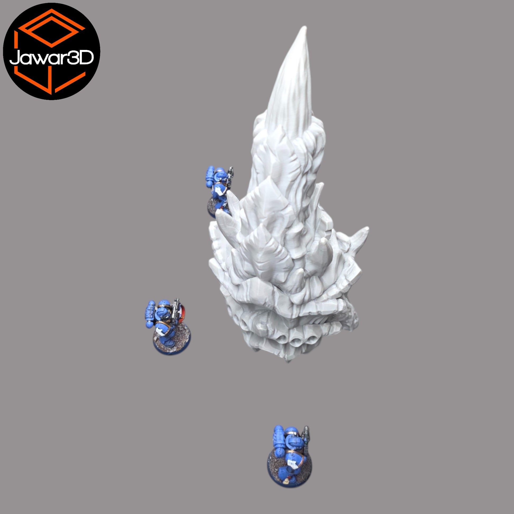 Wargaming 28mm scatter terrain scenery showing 3D-printed item that is compatible with games such as Warhammer 40K, Star Wars Legions, D+D, Dungeons and Dragons, Sci-Fi, Fantasy and other miniature tabletop games. Brand Jawar3d found at www.jawar3d.co.uk.