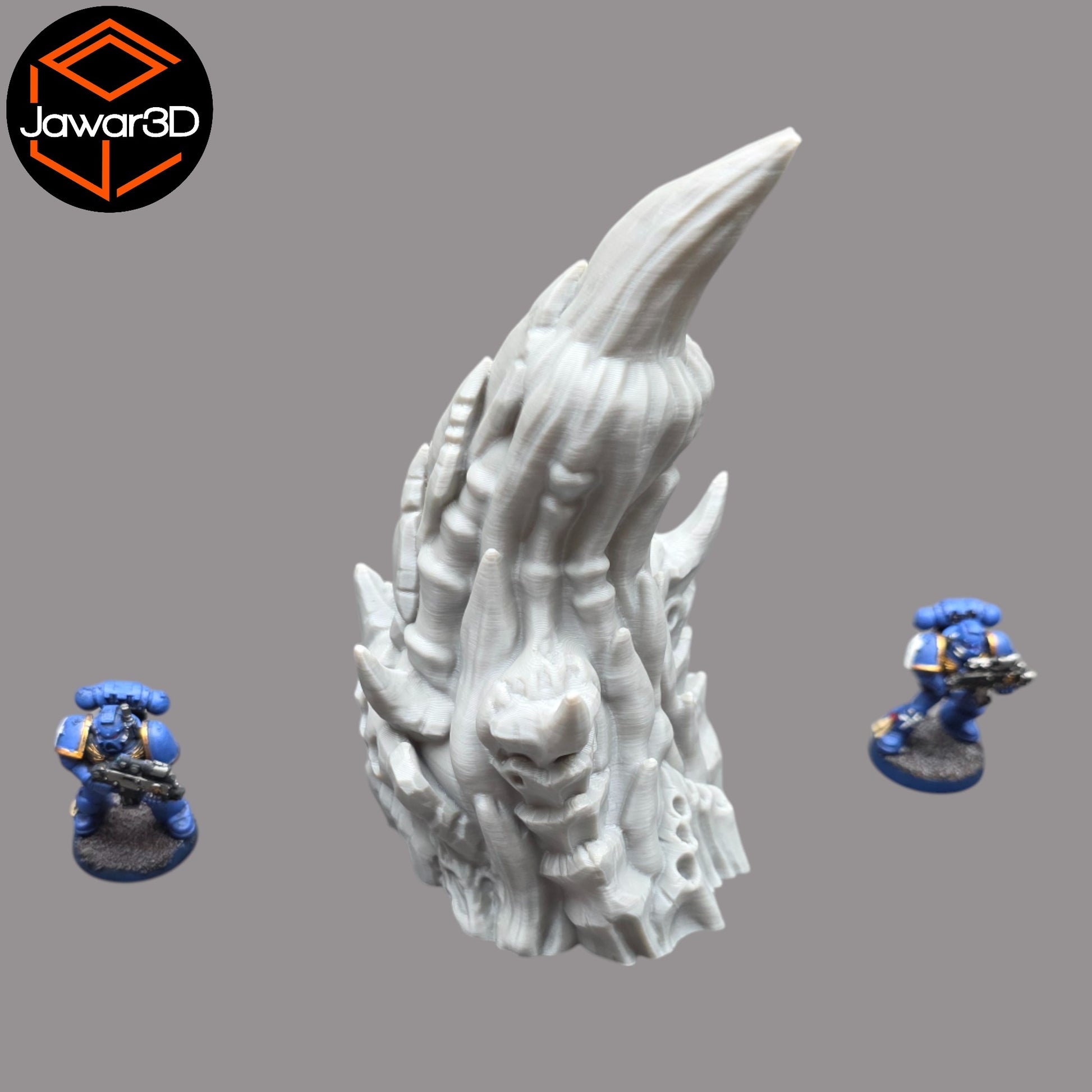 Wargaming 28mm scatter terrain scenery showing 3D-printed item that is compatible with games such as Warhammer 40K, Star Wars Legions, D+D, Dungeons and Dragons, Sci-Fi, Fantasy and other miniature tabletop games. Brand Jawar3d found at www.jawar3d.co.uk.