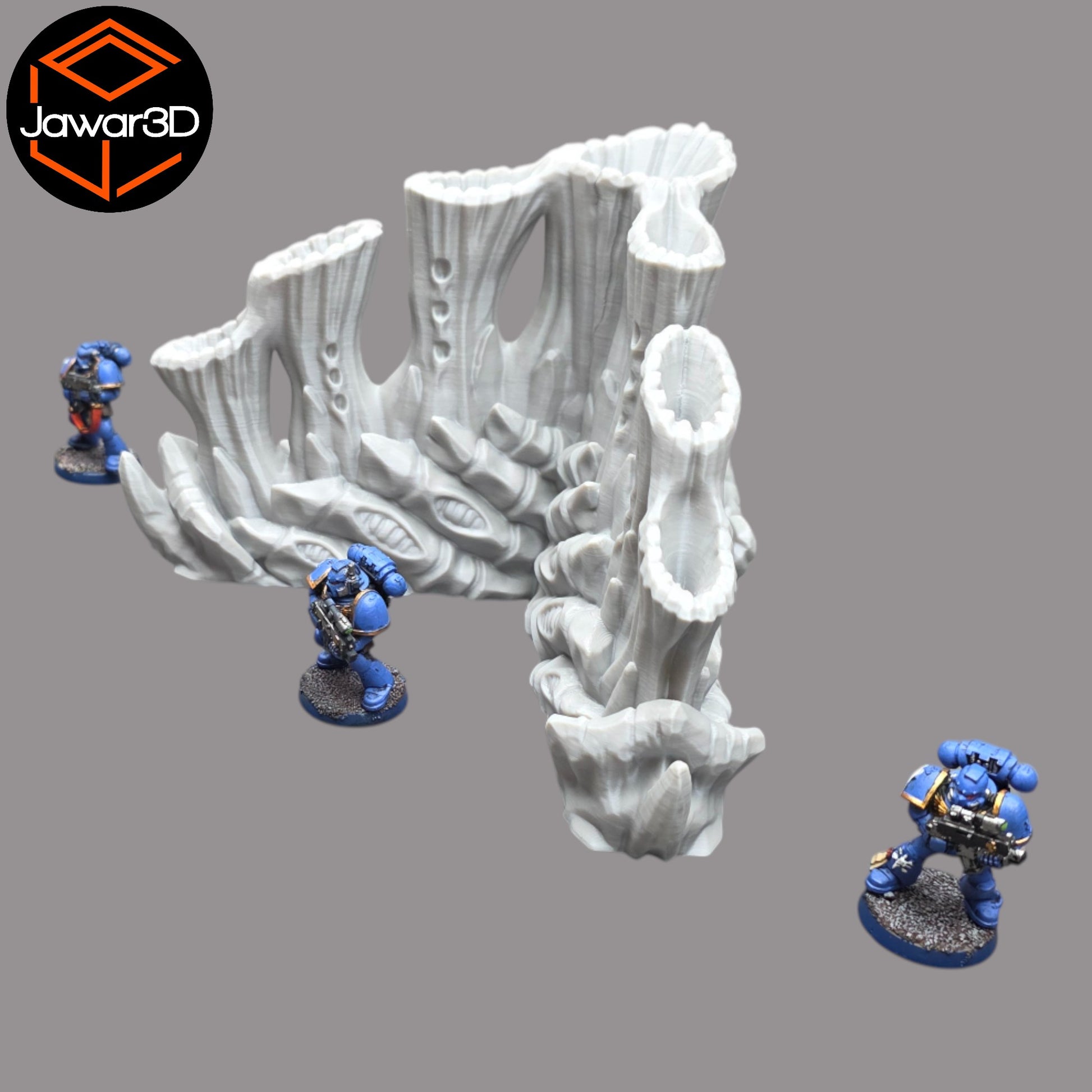 Wargaming 28mm scatter terrain scenery showing 3D-printed item that is compatible with games such as Warhammer 40K, Star Wars Legions, D+D, Dungeons and Dragons, Sci-Fi, Fantasy and other miniature tabletop games. Brand Jawar3d found at www.jawar3d.co.uk.