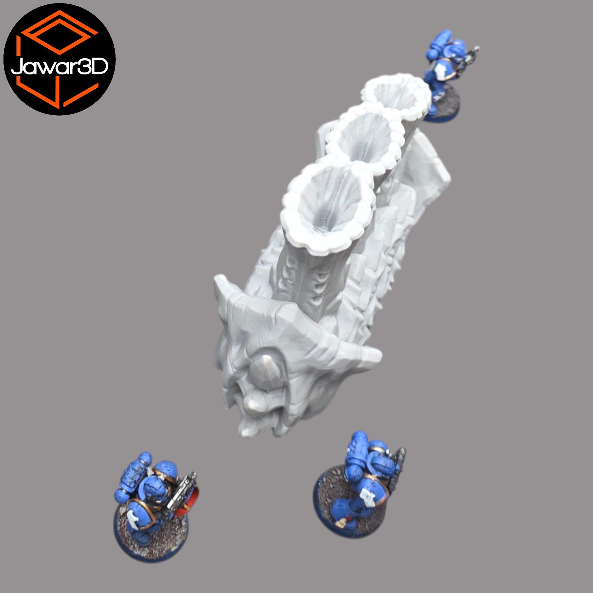 Wargaming 28mm scatter terrain scenery showing 3D-printed item that is compatible with games such as Warhammer 40K, Star Wars Legions, D+D, Dungeons and Dragons, Sci-Fi, Fantasy and other miniature tabletop games. Brand Jawar3d found at www.jawar3d.co.uk.