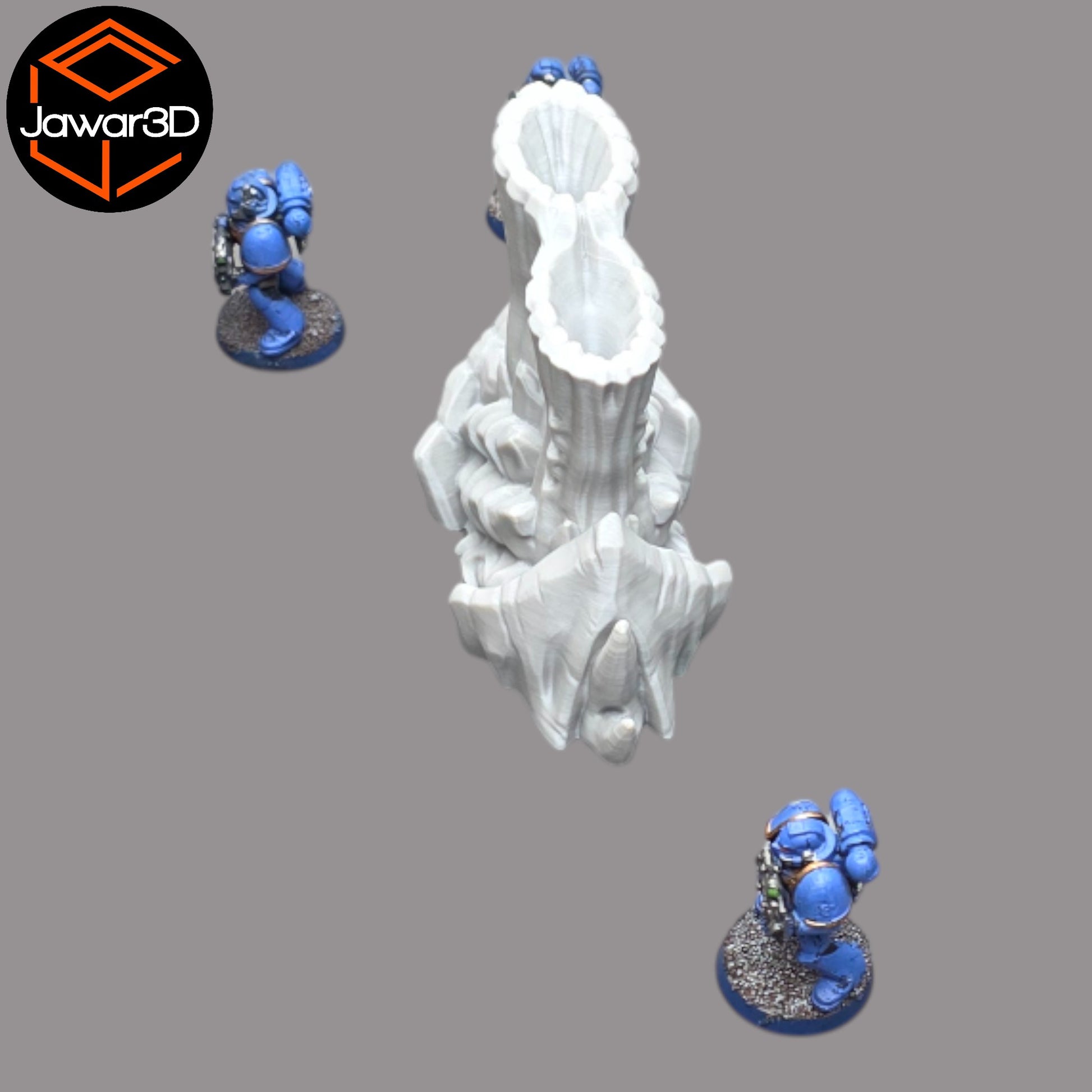 Wargaming 28mm scatter terrain scenery showing 3D-printed item that is compatible with games such as Warhammer 40K, Star Wars Legions, D+D, Dungeons and Dragons, Sci-Fi, Fantasy and other miniature tabletop games. Brand Jawar3d found at www.jawar3d.co.uk.