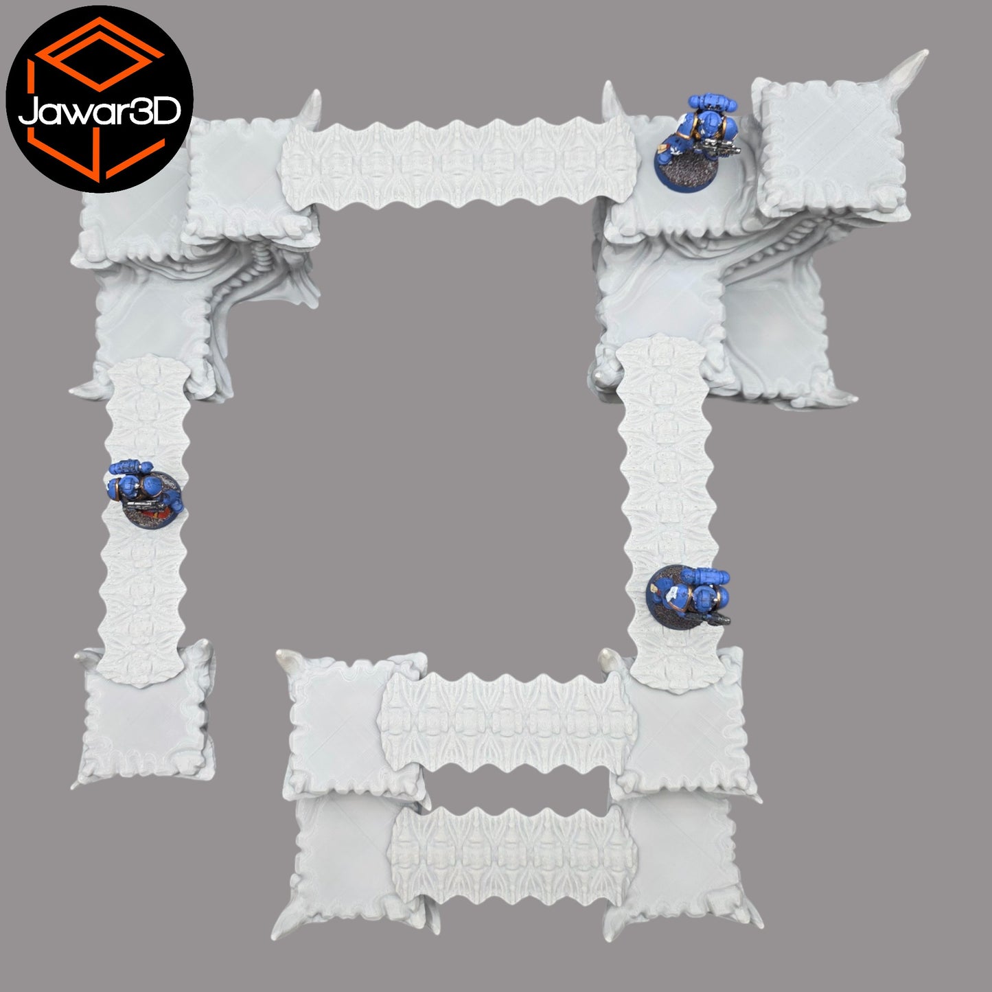 Wargaming 28mm scatter terrain scenery showing 3D-printed item that is compatible with games such as Warhammer 40K, Star Wars Legions, D+D, Dungeons and Dragons, Sci-Fi, Fantasy and other miniature tabletop games. Brand Jawar3d found at www.jawar3d.co.uk.