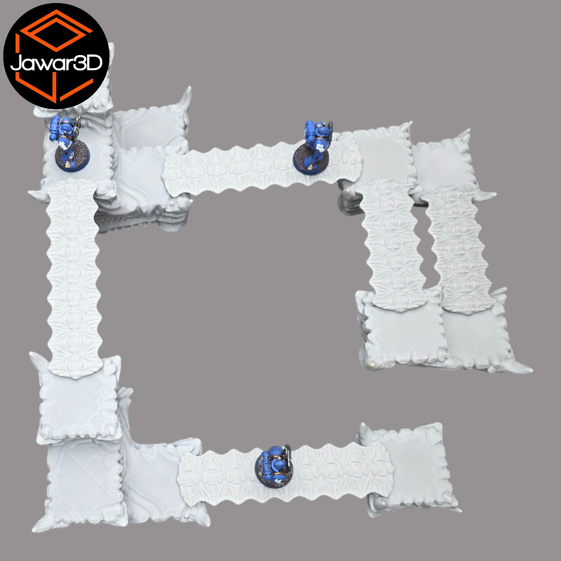 Wargaming 28mm scatter terrain scenery showing 3D-printed item that is compatible with games such as Warhammer 40K, Star Wars Legions, D+D, Dungeons and Dragons, Sci-Fi, Fantasy and other miniature tabletop games. Brand Jawar3d found at www.jawar3d.co.uk.