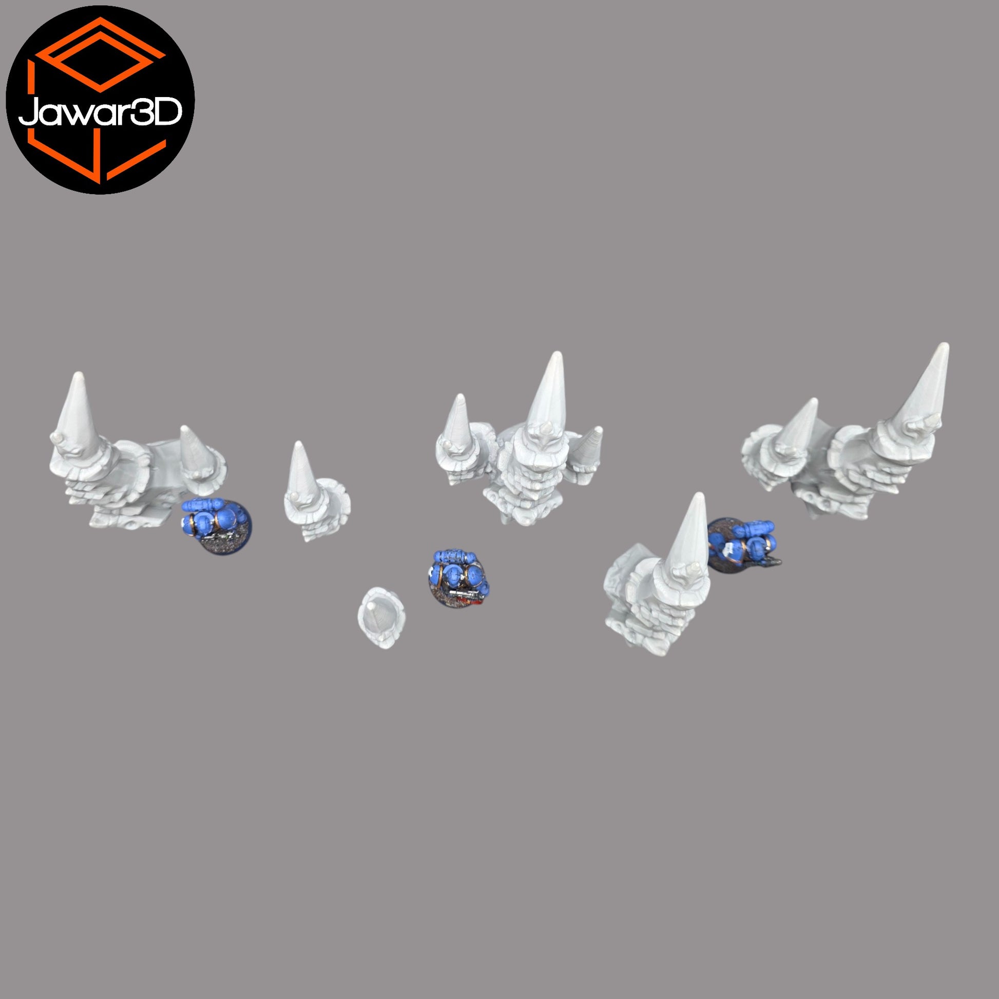 Wargaming 28mm scatter terrain scenery showing 3D-printed item that is compatible with games such as Warhammer 40K, Star Wars Legions, D+D, Dungeons and Dragons, Sci-Fi, Fantasy and other miniature tabletop games. Brand Jawar3d found at www.jawar3d.co.uk.