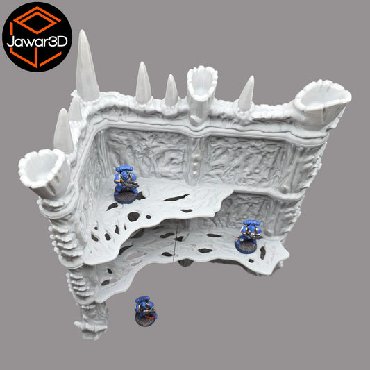Wargaming 28mm scatter terrain scenery showing 3D-printed item that is compatible with games such as Warhammer 40K, Star Wars Legions, D+D, Dungeons and Dragons, Sci-Fi, Fantasy and other miniature tabletop games. Brand Jawar3d found at www.jawar3d.co.uk.