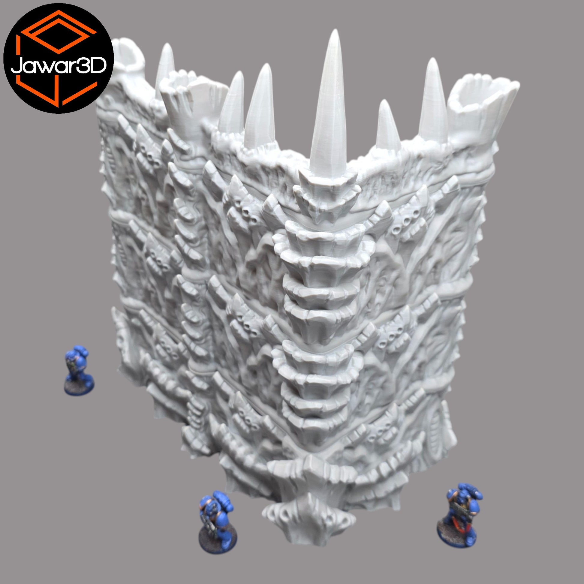 Wargaming 28mm scatter terrain scenery showing 3D-printed item that is compatible with games such as Warhammer 40K, Star Wars Legions, D+D, Dungeons and Dragons, Sci-Fi, Fantasy and other miniature tabletop games. Brand Jawar3d found at www.jawar3d.co.uk.