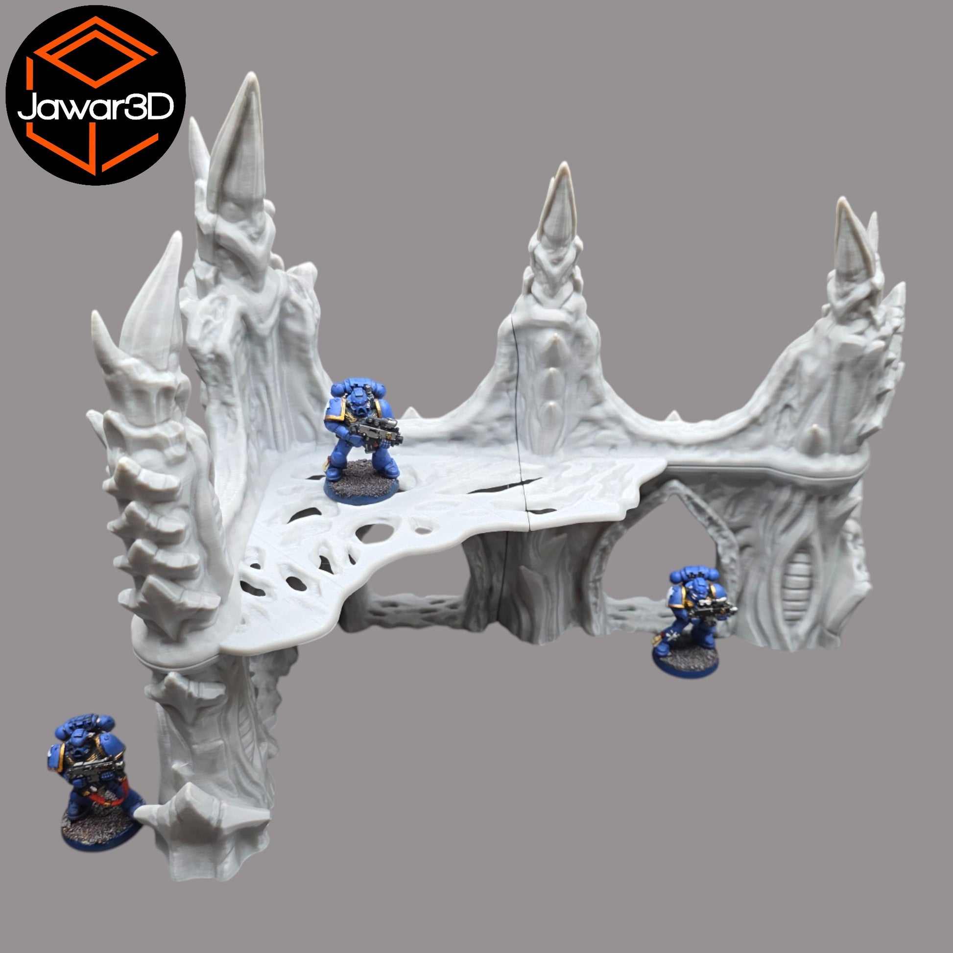 Wargaming 28mm scatter terrain scenery showing 3D-printed item that is compatible with games such as Warhammer 40K, Star Wars Legions, D+D, Dungeons and Dragons, Sci-Fi, Fantasy and other miniature tabletop games. Brand Jawar3d found at www.jawar3d.co.uk.