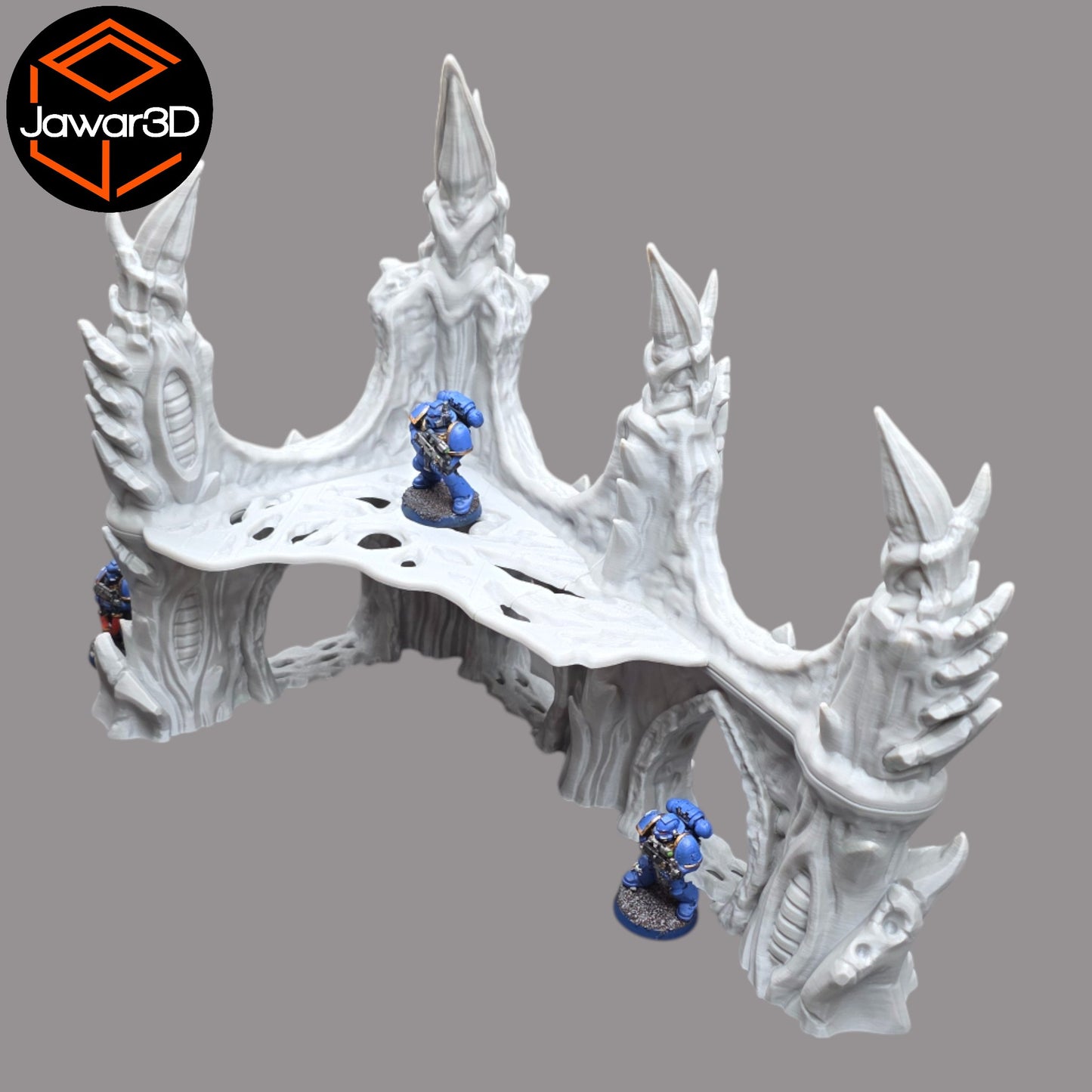Wargaming 28mm scatter terrain scenery showing 3D-printed item that is compatible with games such as Warhammer 40K, Star Wars Legions, D+D, Dungeons and Dragons, Sci-Fi, Fantasy and other miniature tabletop games. Brand Jawar3d found at www.jawar3d.co.uk.
