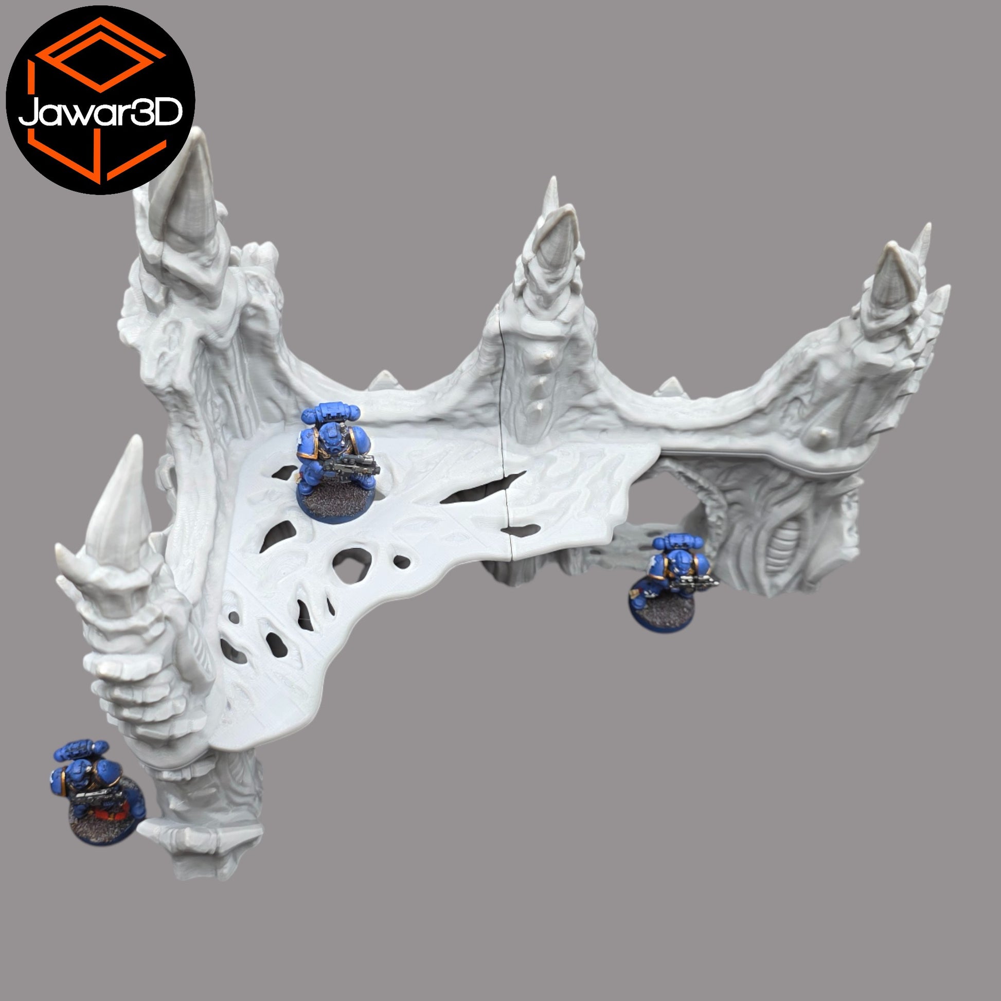 Wargaming 28mm scatter terrain scenery showing 3D-printed item that is compatible with games such as Warhammer 40K, Star Wars Legions, D+D, Dungeons and Dragons, Sci-Fi, Fantasy and other miniature tabletop games. Brand Jawar3d found at www.jawar3d.co.uk.