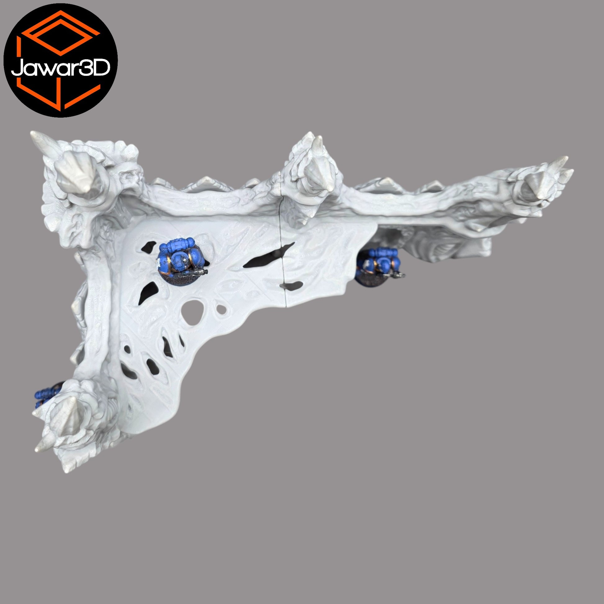 Wargaming 28mm scatter terrain scenery showing 3D-printed item that is compatible with games such as Warhammer 40K, Star Wars Legions, D+D, Dungeons and Dragons, Sci-Fi, Fantasy and other miniature tabletop games. Brand Jawar3d found at www.jawar3d.co.uk.