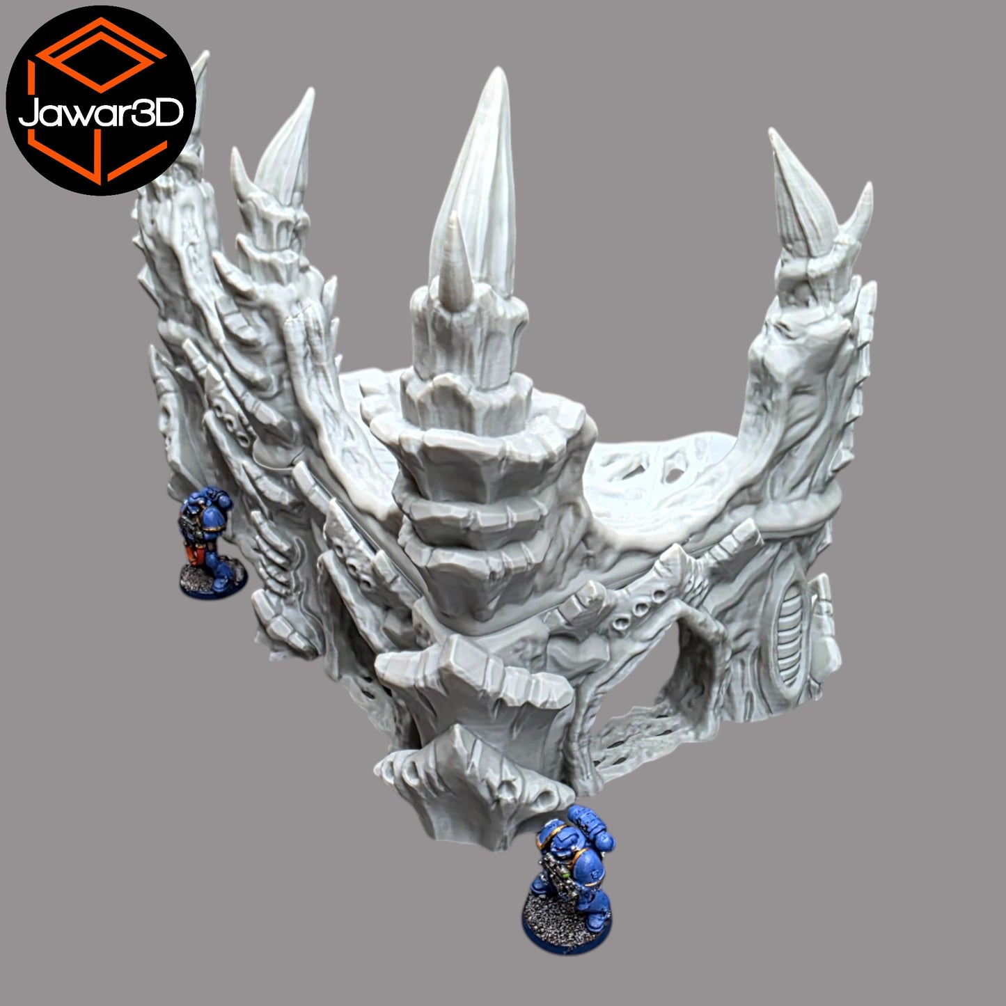Wargaming 28mm scatter terrain scenery showing 3D-printed item that is compatible with games such as Warhammer 40K, Star Wars Legions, D+D, Dungeons and Dragons, Sci-Fi, Fantasy and other miniature tabletop games. Brand Jawar3d found at www.jawar3d.co.uk.