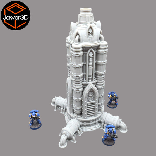 Wargaming 28mm scatter terrain scenery showing 3D-printed item that is compatible with games such as Warhammer 40K, Star Wars Legions, D+D, Dungeons and Dragons, Sci-Fi, Fantasy and other miniature tabletop games. Brand Jawar3d found at www.jawar3d.co.uk.