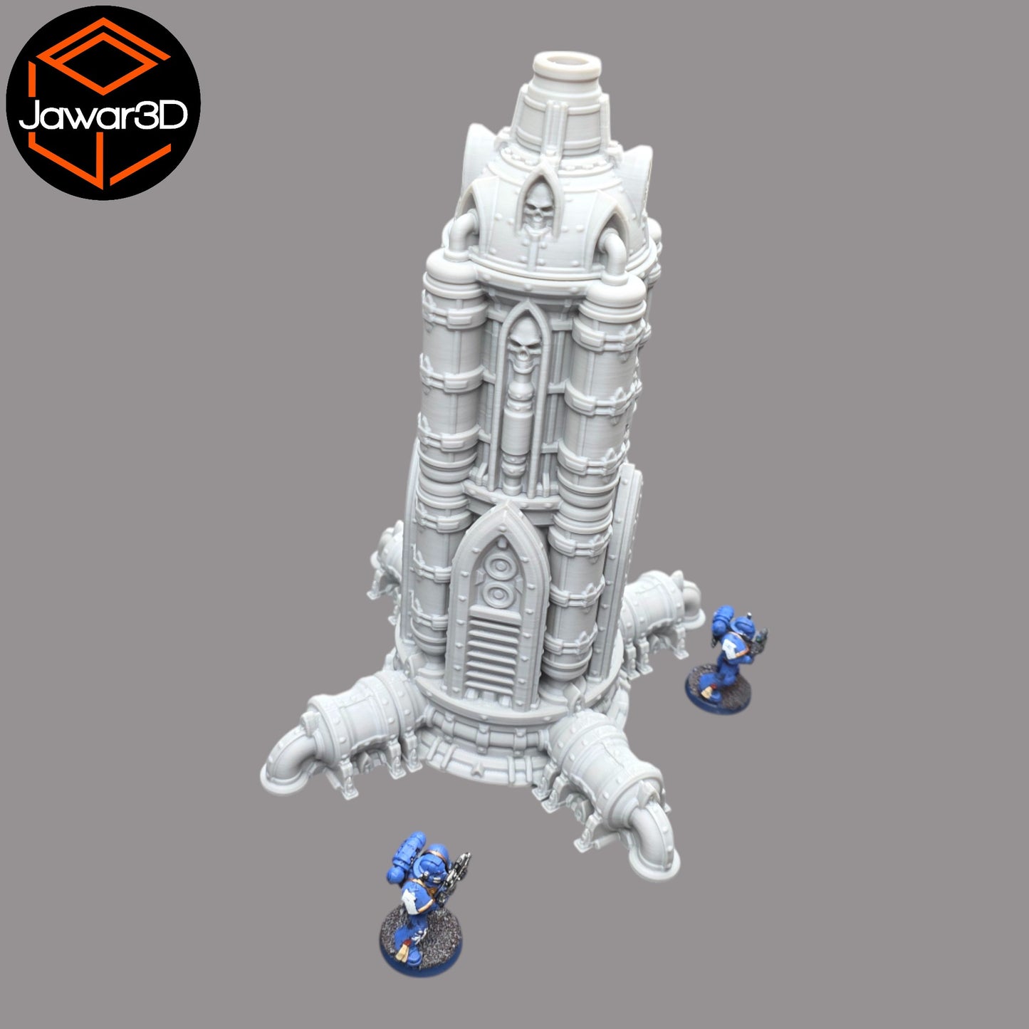Wargaming 28mm scatter terrain scenery showing 3D-printed item that is compatible with games such as Warhammer 40K, Star Wars Legions, D+D, Dungeons and Dragons, Sci-Fi, Fantasy and other miniature tabletop games. Brand Jawar3d found at www.jawar3d.co.uk.