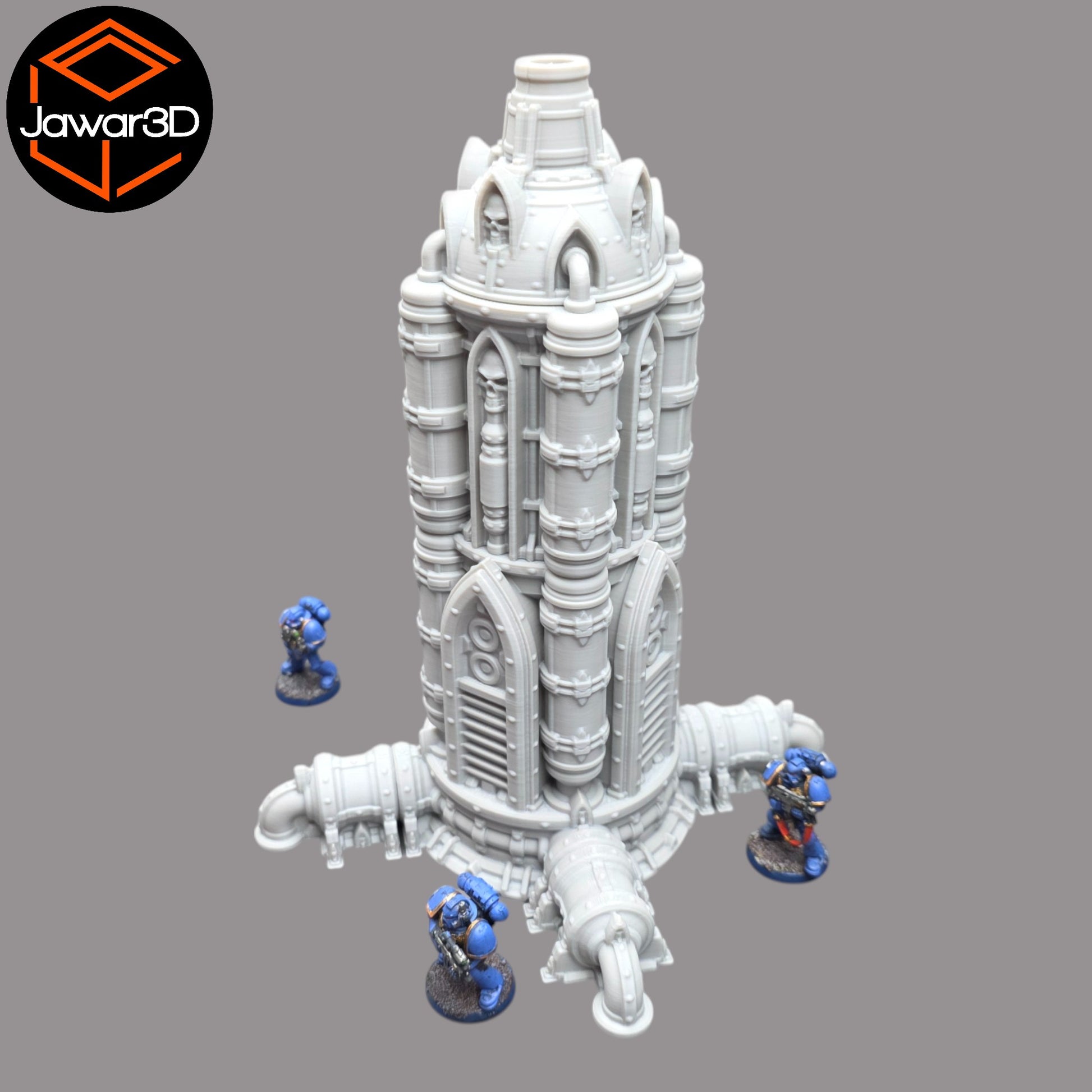 Wargaming 28mm scatter terrain scenery showing 3D-printed item that is compatible with games such as Warhammer 40K, Star Wars Legions, D+D, Dungeons and Dragons, Sci-Fi, Fantasy and other miniature tabletop games. Brand Jawar3d found at www.jawar3d.co.uk.