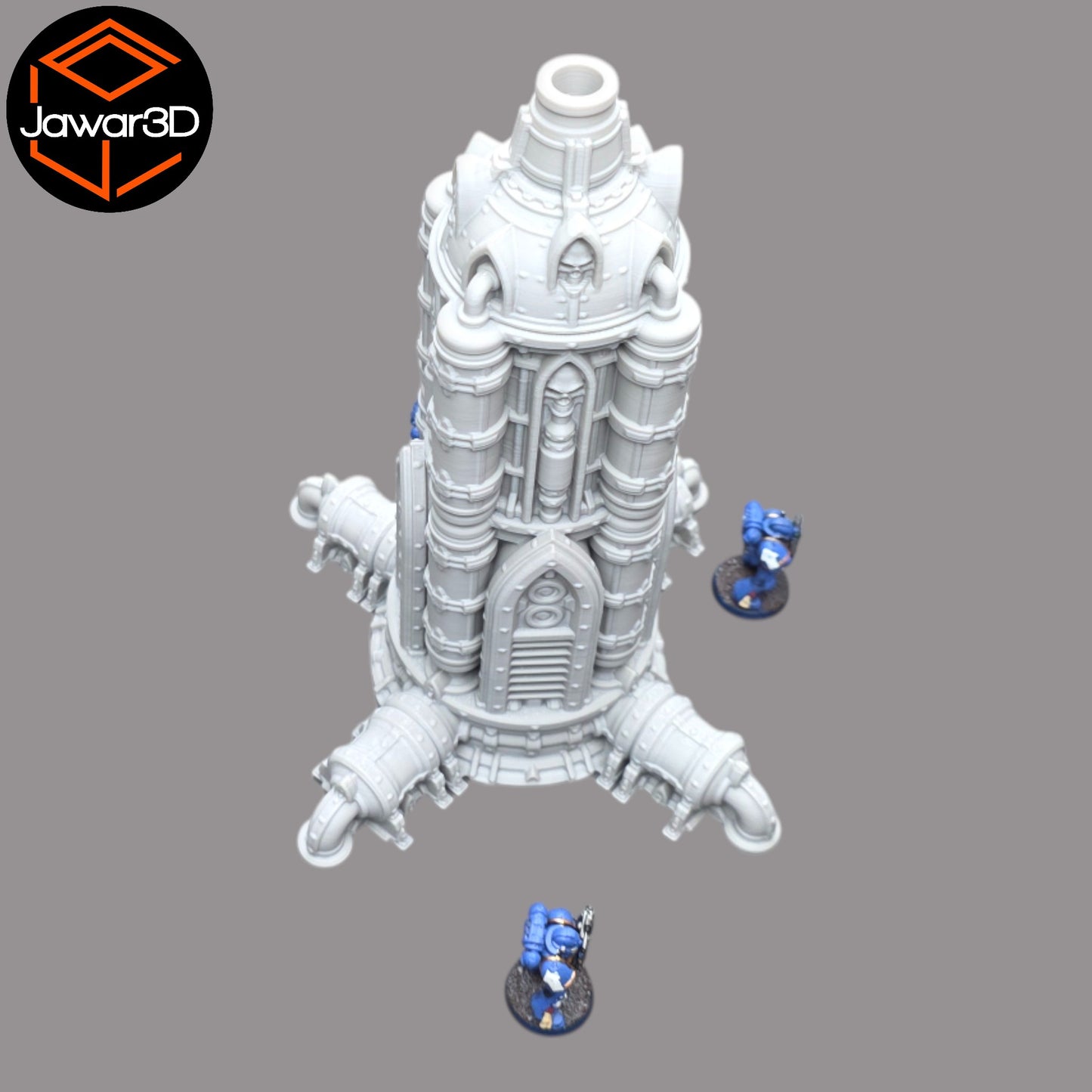 Wargaming 28mm scatter terrain scenery showing 3D-printed item that is compatible with games such as Warhammer 40K, Star Wars Legions, D+D, Dungeons and Dragons, Sci-Fi, Fantasy and other miniature tabletop games. Brand Jawar3d found at www.jawar3d.co.uk.