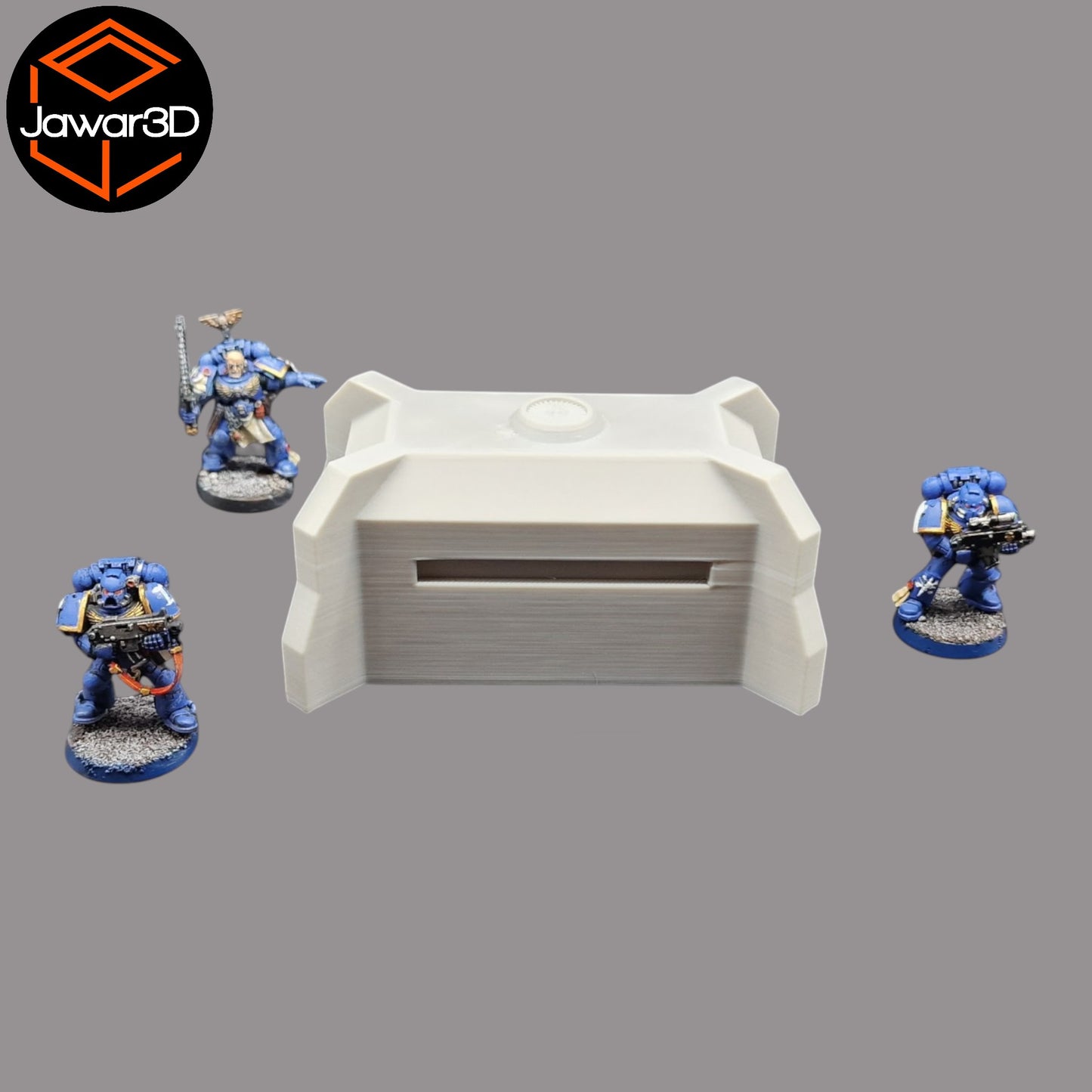 Wargaming 28mm scatter terrain scenery showing 3D-printed item that is compatible with games such as Warhammer 40K, Star Wars Legions, D+D, Dungeons and Dragons, Sci-Fi, Fantasy and other miniature tabletop games. Brand Jawar3d found at www.jawar3d.co.uk.
