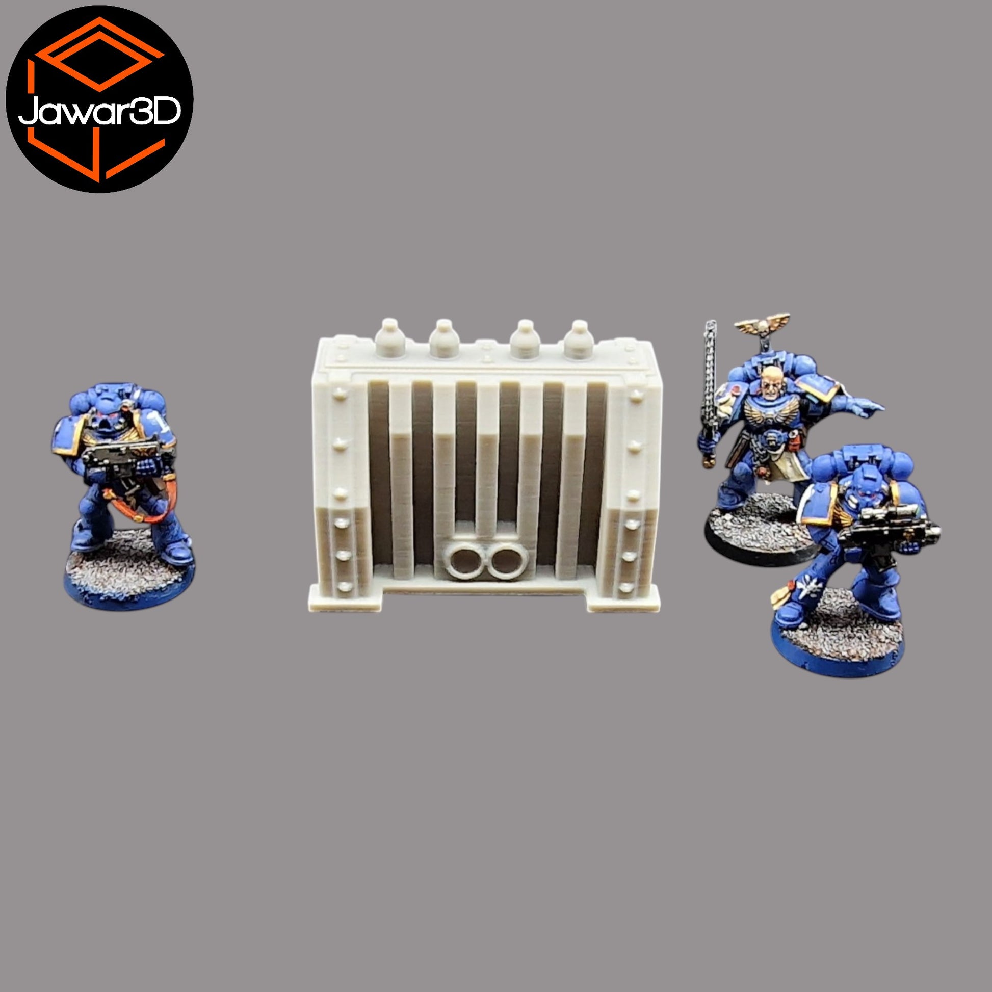 Wargaming 28mm scatter terrain scenery showing 3D-printed item that is compatible with games such as Warhammer 40K, Star Wars Legions, D+D, Dungeons and Dragons, Sci-Fi, Fantasy and other miniature tabletop games. Brand Jawar3d found at www.jawar3d.co.uk.
