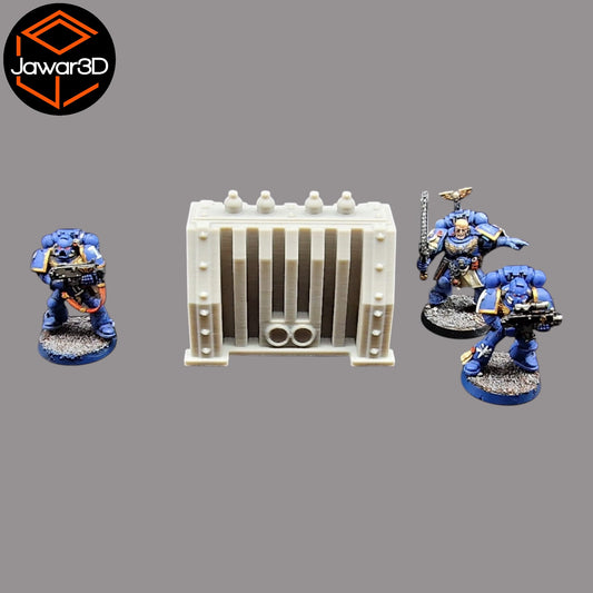 Wargaming 28mm scatter terrain scenery showing 3D-printed item that is compatible with games such as Warhammer 40K, Star Wars Legions, D+D, Dungeons and Dragons, Sci-Fi, Fantasy and other miniature tabletop games. Brand Jawar3d found at www.jawar3d.co.uk.