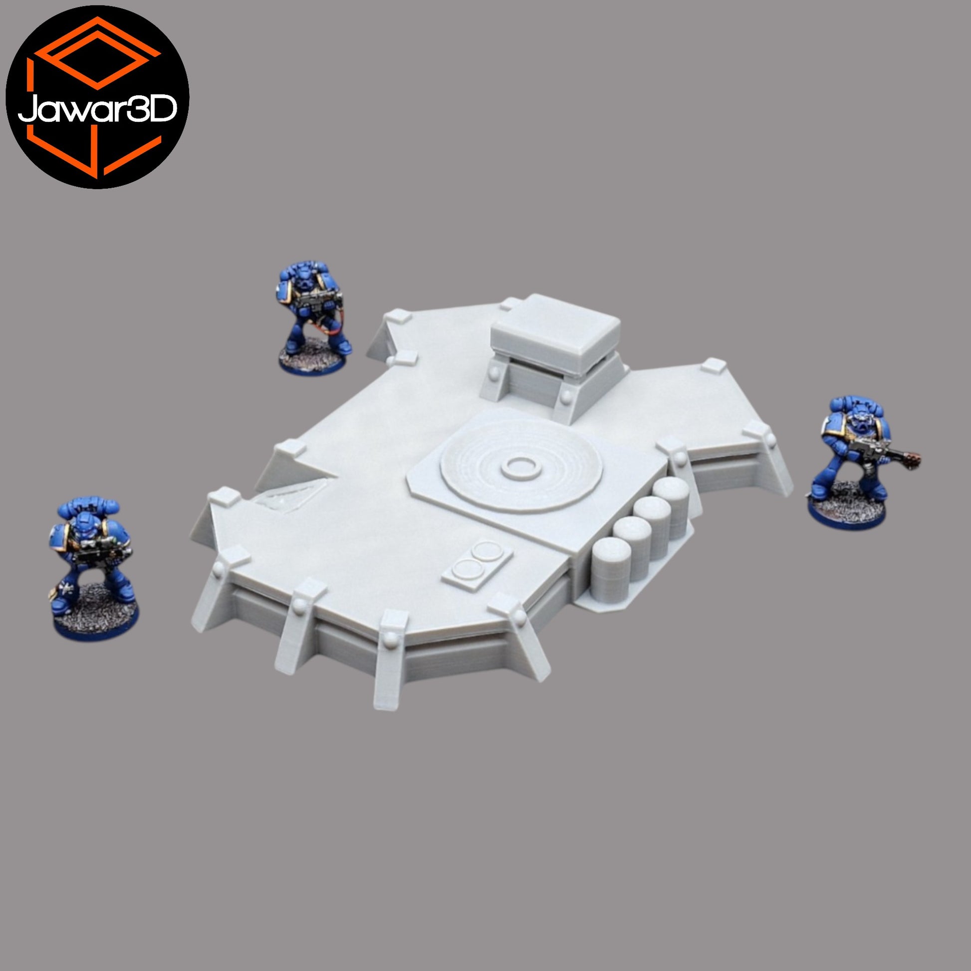 Wargaming 28mm scatter terrain scenery showing 3D-printed item that is compatible with games such as Warhammer 40K, Star Wars Legions, D+D, Dungeons and Dragons, Sci-Fi, Fantasy and other miniature tabletop games. Brand Jawar3d found at www.jawar3d.co.uk.