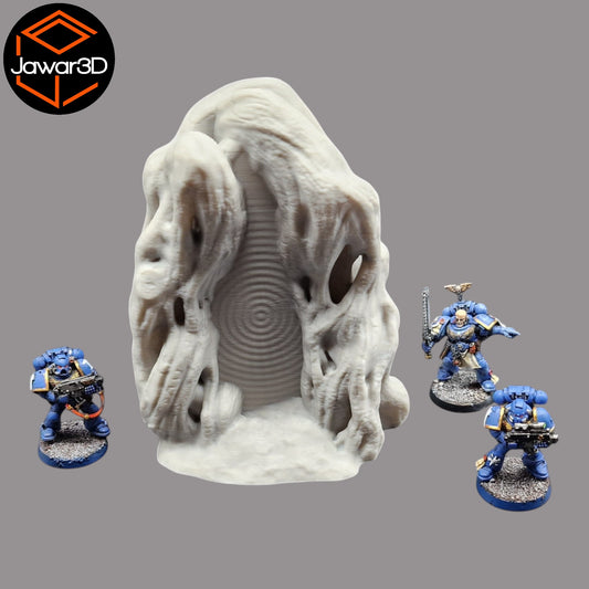 Wargaming 28mm scatter terrain scenery showing 3D-printed item that is compatible with games such as Warhammer 40K, Star Wars Legions, D+D, Dungeons and Dragons, Sci-Fi, Fantasy and other miniature tabletop games. Brand Jawar3d found at www.jawar3d.co.uk.