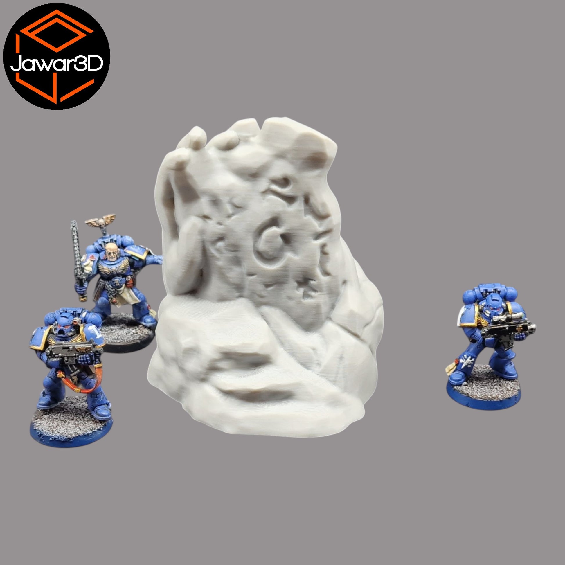 Wargaming 28mm scatter terrain scenery showing 3D-printed item that is compatible with games such as Warhammer 40K, Star Wars Legions, D+D, Dungeons and Dragons, Sci-Fi, Fantasy and other miniature tabletop games. Brand Jawar3d found at www.jawar3d.co.uk.