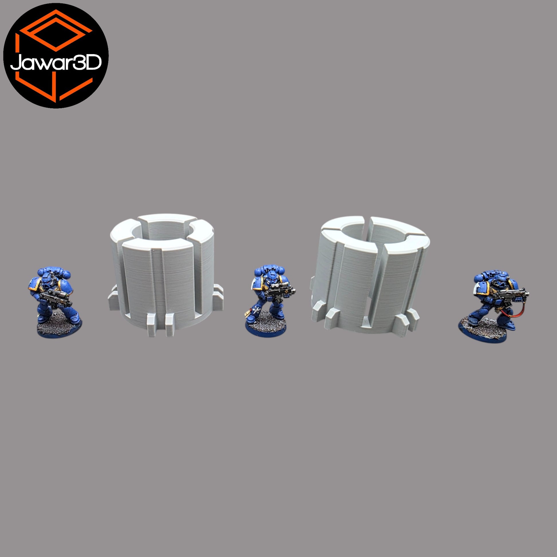 Wargaming 28mm scatter terrain scenery showing 3D-printed item that is compatible with games such as Warhammer 40K, Star Wars Legions, D+D, Dungeons and Dragons, Sci-Fi, Fantasy and other miniature tabletop games. Brand Jawar3d found at www.jawar3d.co.uk.