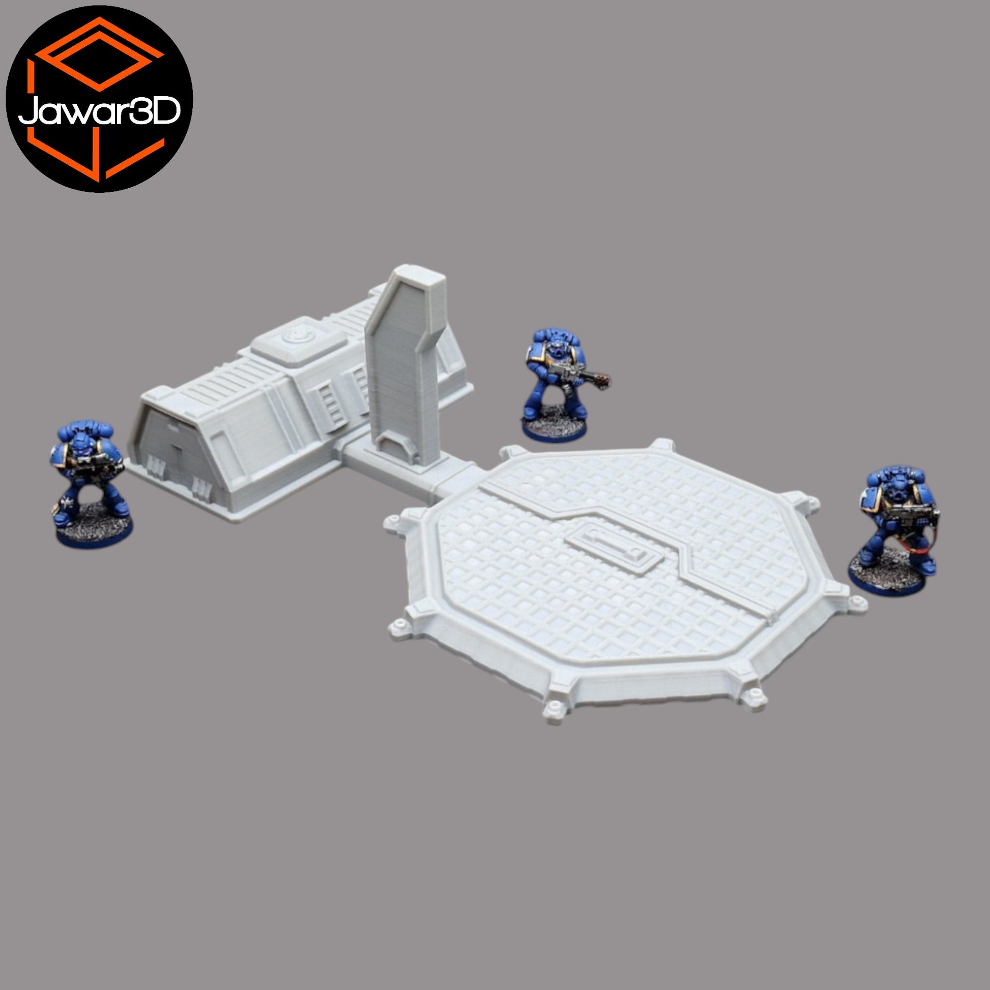 Wargaming 28mm scatter terrain scenery showing 3D-printed item that is compatible with games such as Warhammer 40K, Star Wars Legions, D+D, Dungeons and Dragons, Sci-Fi, Fantasy and other miniature tabletop games. Brand Jawar3d found at www.jawar3d.co.uk.