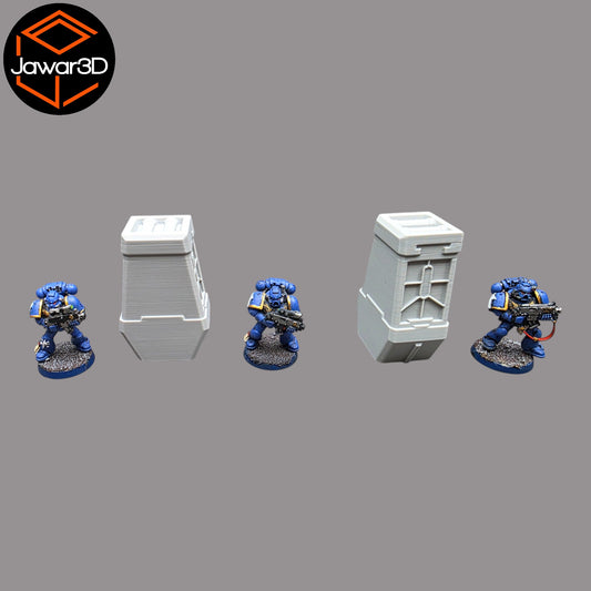 Wargaming 28mm scatter terrain scenery showing 3D-printed item that is compatible with games such as Warhammer 40K, Star Wars Legions, D+D, Dungeons and Dragons, Sci-Fi, Fantasy and other miniature tabletop games. Brand Jawar3d found at www.jawar3d.co.uk.