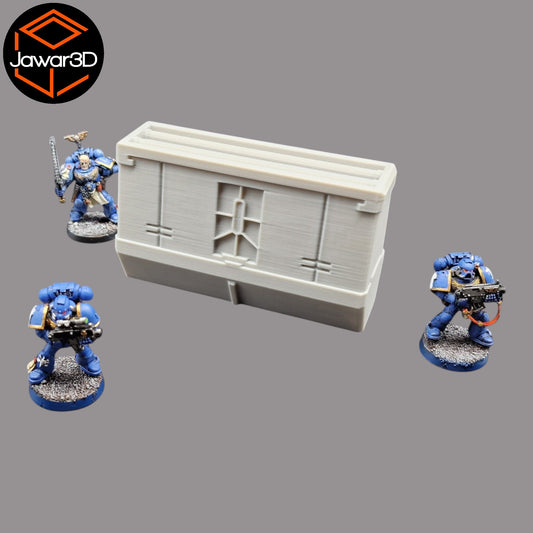 Wargaming 28mm scatter terrain scenery showing 3D-printed item that is compatible with games such as Warhammer 40K, Star Wars Legions, D+D, Dungeons and Dragons, Sci-Fi, Fantasy and other miniature tabletop games. Brand Jawar3d found at www.jawar3d.co.uk.