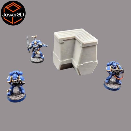 Wargaming 28mm scatter terrain scenery showing 3D-printed item that is compatible with games such as Warhammer 40K, Star Wars Legions, D+D, Dungeons and Dragons, Sci-Fi, Fantasy and other miniature tabletop games. Brand Jawar3d found at www.jawar3d.co.uk.