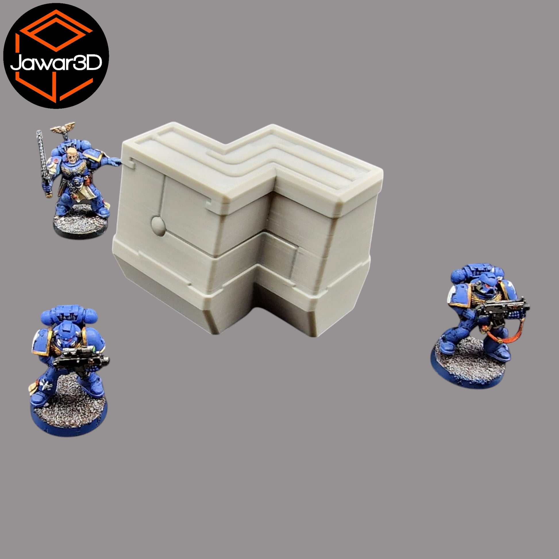 Wargaming 28mm scatter terrain scenery showing 3D-printed item that is compatible with games such as Warhammer 40K, Star Wars Legions, D+D, Dungeons and Dragons, Sci-Fi, Fantasy and other miniature tabletop games. Brand Jawar3d found at www.jawar3d.co.uk.