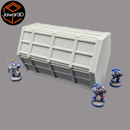Wargaming 28mm scatter terrain scenery showing 3D-printed item that is compatible with games such as Warhammer 40K, Star Wars Legions, D+D, Dungeons and Dragons, Sci-Fi, Fantasy and other miniature tabletop games. Brand Jawar3d found at www.jawar3d.co.uk.