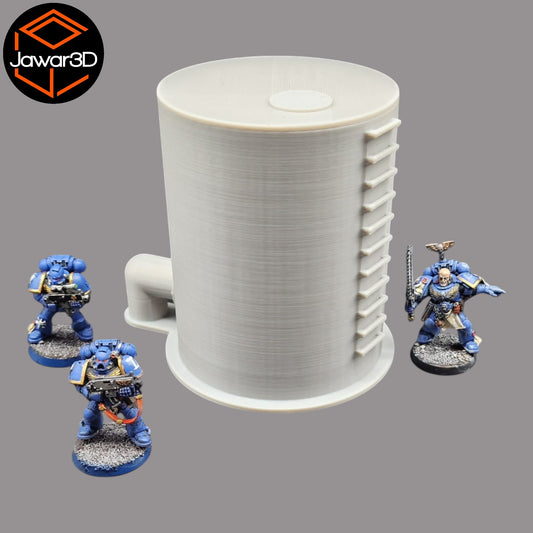 Wargaming 28mm scatter terrain scenery showing 3D-printed item that is compatible with games such as Warhammer 40K, Star Wars Legions, D+D, Dungeons and Dragons, Sci-Fi, Fantasy and other miniature tabletop games. Brand Jawar3d found at www.jawar3d.co.uk.