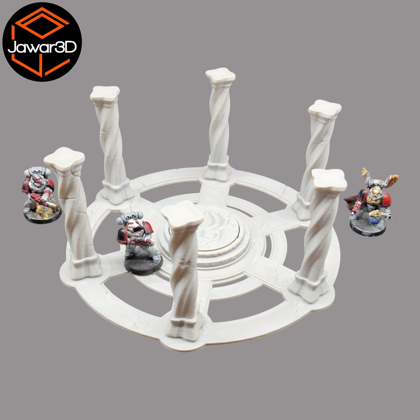 Wargaming 28mm scatter terrain scenery showing 3D-printed item that is compatible with games such as Warhammer 40K, Star Wars Legions, D+D, Dungeons and Dragons, Sci-Fi, Fantasy and other miniature tabletop games. Brand Jawar3d found at www.jawar3d.co.uk.