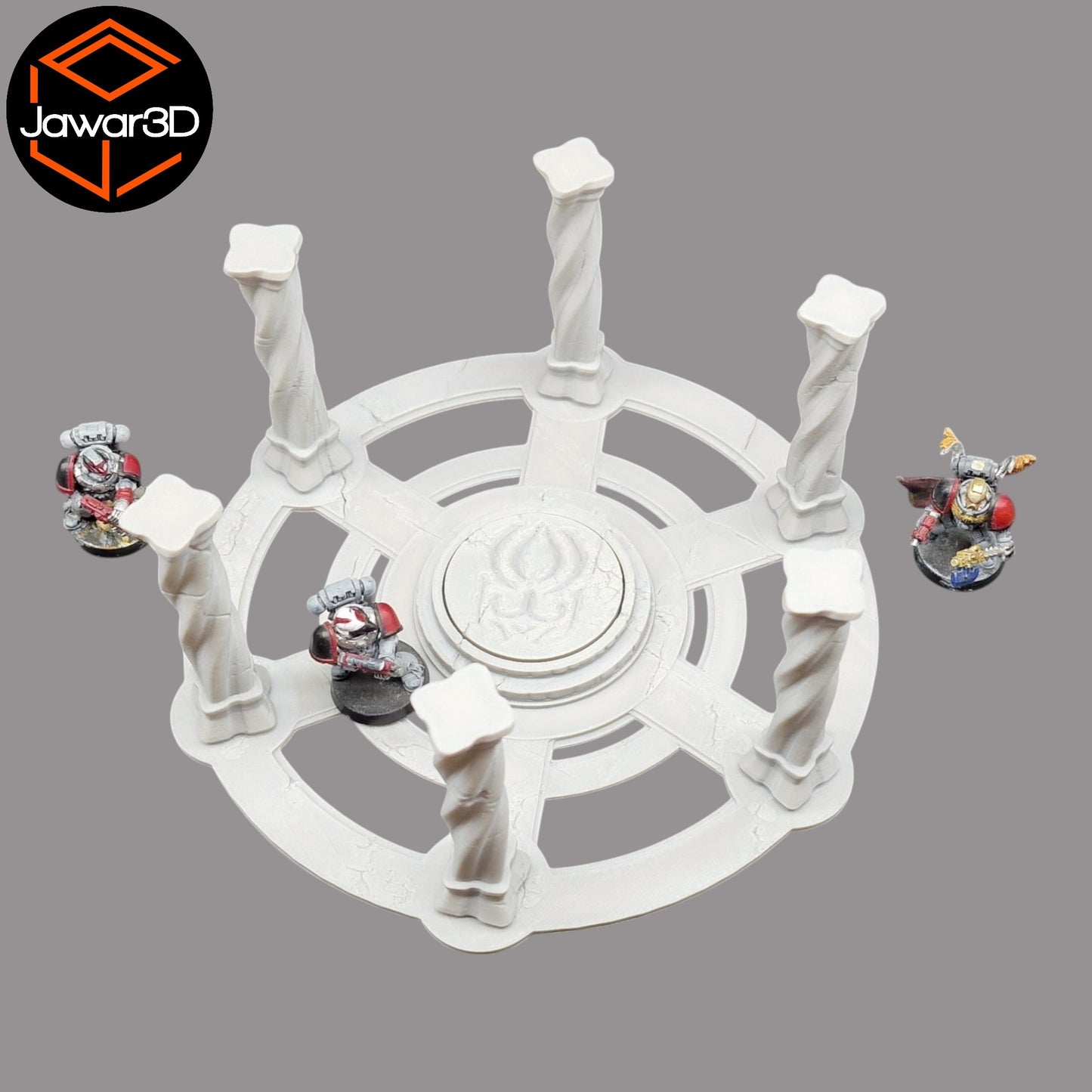 Wargaming 28mm scatter terrain scenery showing 3D-printed item that is compatible with games such as Warhammer 40K, Star Wars Legions, D+D, Dungeons and Dragons, Sci-Fi, Fantasy and other miniature tabletop games. Brand Jawar3d found at www.jawar3d.co.uk.