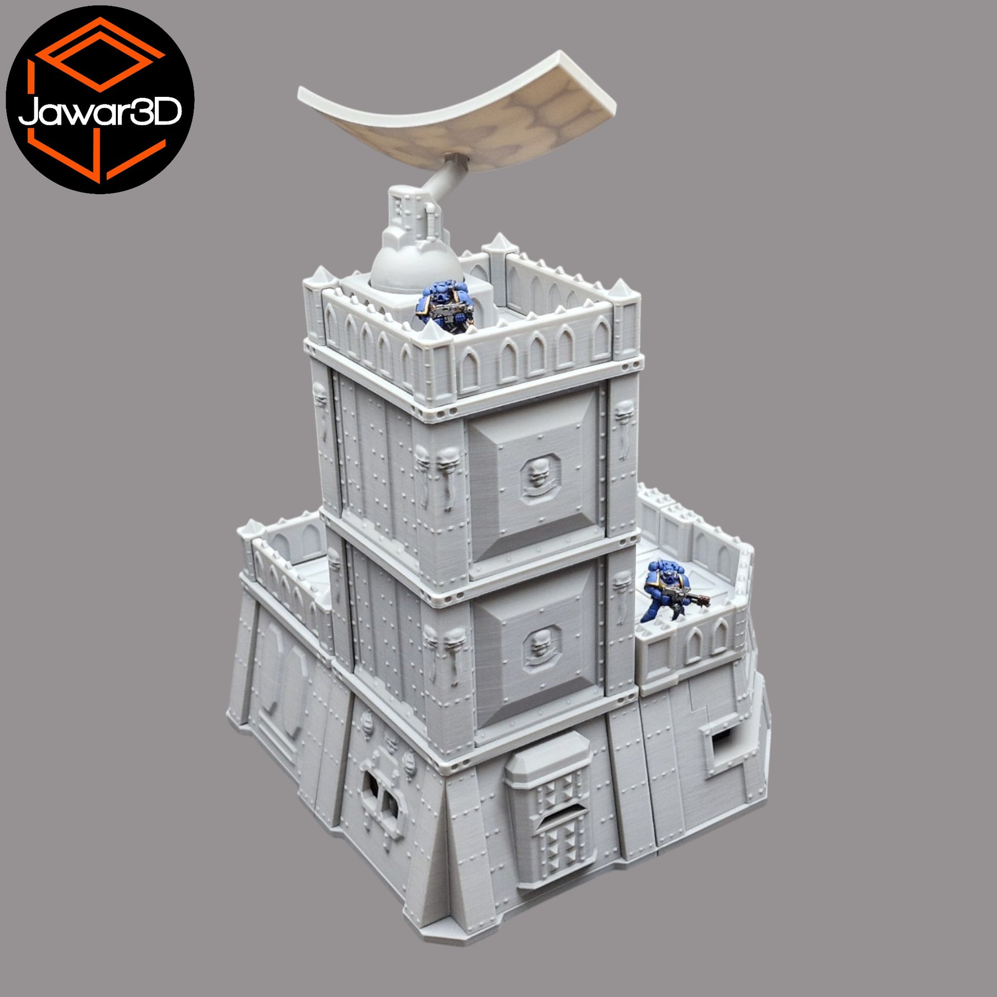 Wargaming 28mm scatter terrain scenery showing 3D-printed item that is compatible with games such as Warhammer 40K, Star Wars Legions, D+D, Dungeons and Dragons, Sci-Fi, Fantasy and other miniature tabletop games. Brand Jawar3d found at www.jawar3d.co.uk.