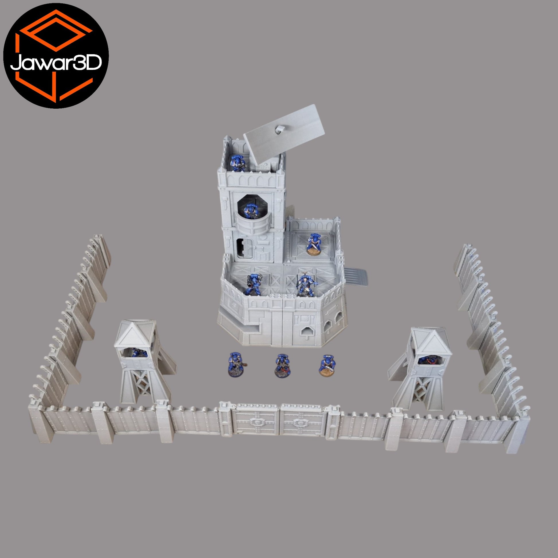Wargaming 28mm scatter terrain scenery showing 3D-printed item that is compatible with games such as Warhammer 40K, Star Wars Legions, D+D, Dungeons and Dragons, Sci-Fi, Fantasy and other miniature tabletop games. Brand Jawar3d found at www.jawar3d.co.uk.