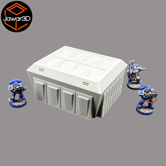Wargaming 28mm scatter terrain scenery showing 3D-printed item that is compatible with games such as Warhammer 40K, Star Wars Legions, D+D, Dungeons and Dragons, Sci-Fi, Fantasy and other miniature tabletop games. Brand Jawar3d found at www.jawar3d.co.uk.