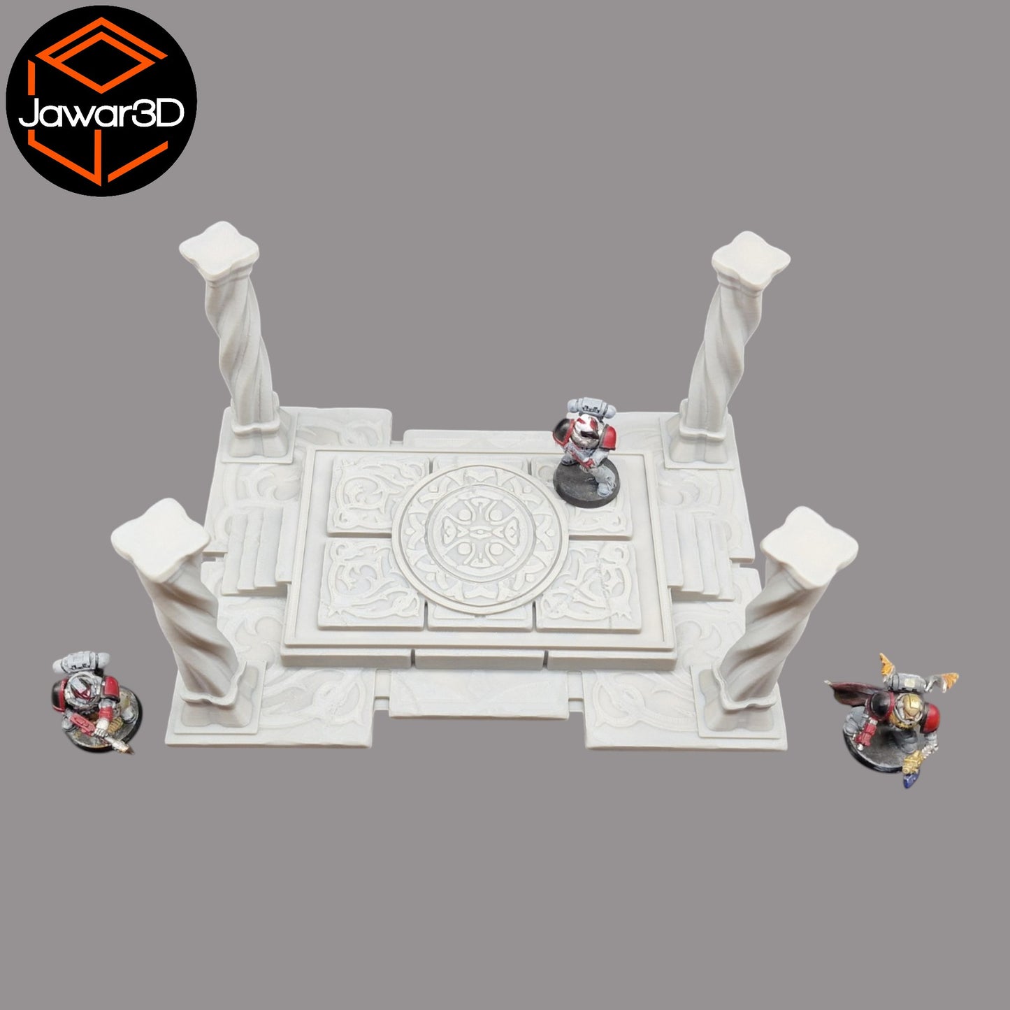 Wargaming 28mm scatter terrain scenery showing 3D-printed item that is compatible with games such as Warhammer 40K, Star Wars Legions, D+D, Dungeons and Dragons, Sci-Fi, Fantasy and other miniature tabletop games. Brand Jawar3d found at www.jawar3d.co.uk.
