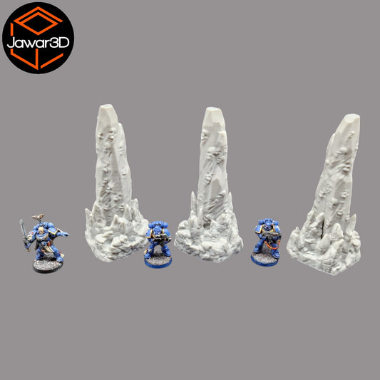 Wargaming 28mm scatter terrain scenery showing 3D-printed item that is compatible with games such as Warhammer 40K, Star Wars Legions, D+D, Dungeons and Dragons, Sci-Fi, Fantasy and other miniature tabletop games. Brand Jawar3d found at www.jawar3d.co.uk.