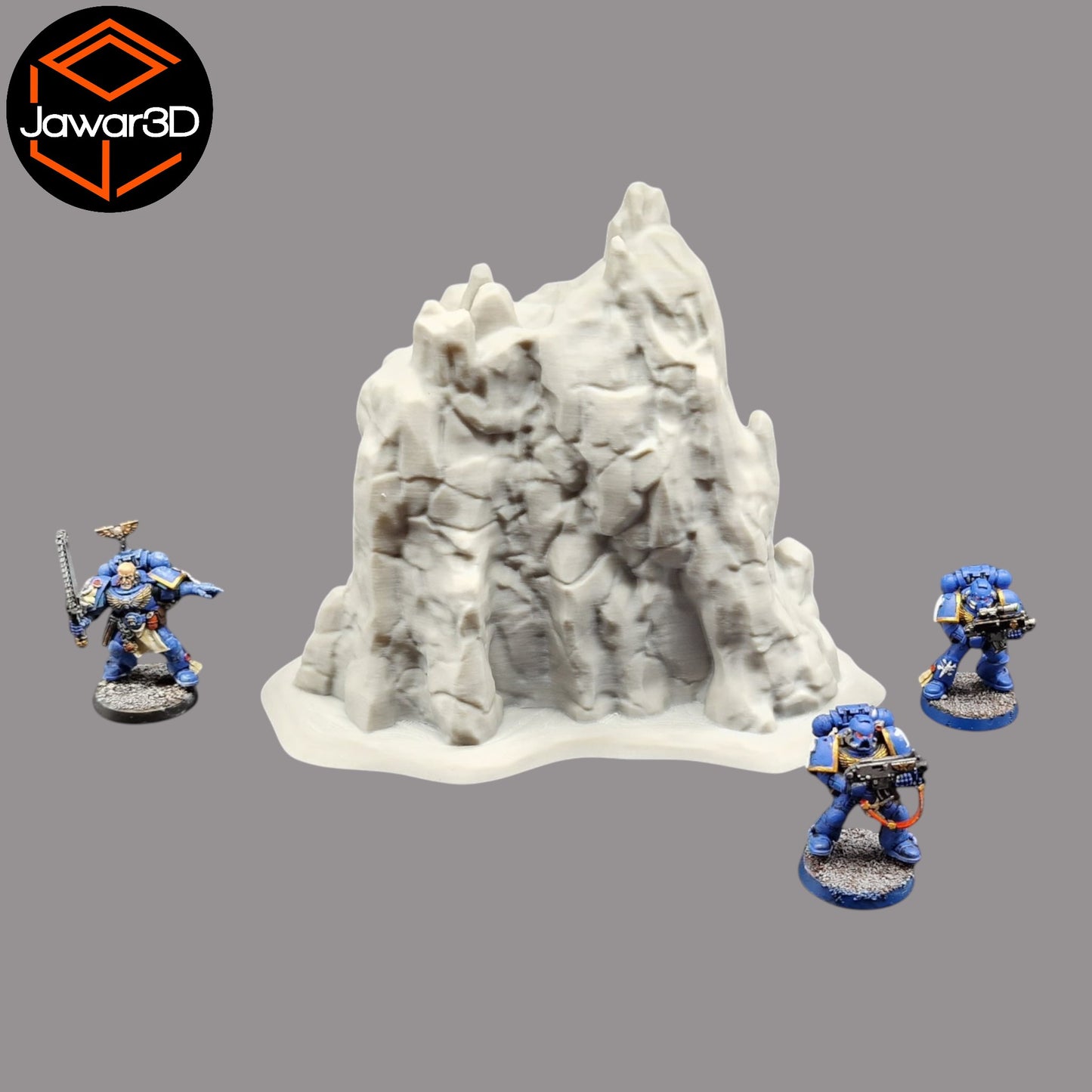 Wargaming 28mm scatter terrain scenery showing 3D-printed item that is compatible with games such as Warhammer 40K, Star Wars Legions, D+D, Dungeons and Dragons, Sci-Fi, Fantasy and other miniature tabletop games. Brand Jawar3d found at www.jawar3d.co.uk.