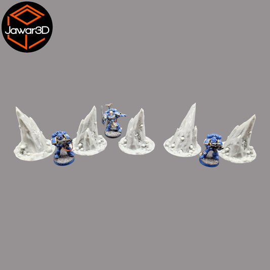 Wargaming 28mm scatter terrain scenery showing 3D-printed item that is compatible with games such as Warhammer 40K, Star Wars Legions, D+D, Dungeons and Dragons, Sci-Fi, Fantasy and other miniature tabletop games. Brand Jawar3d found at www.jawar3d.co.uk.