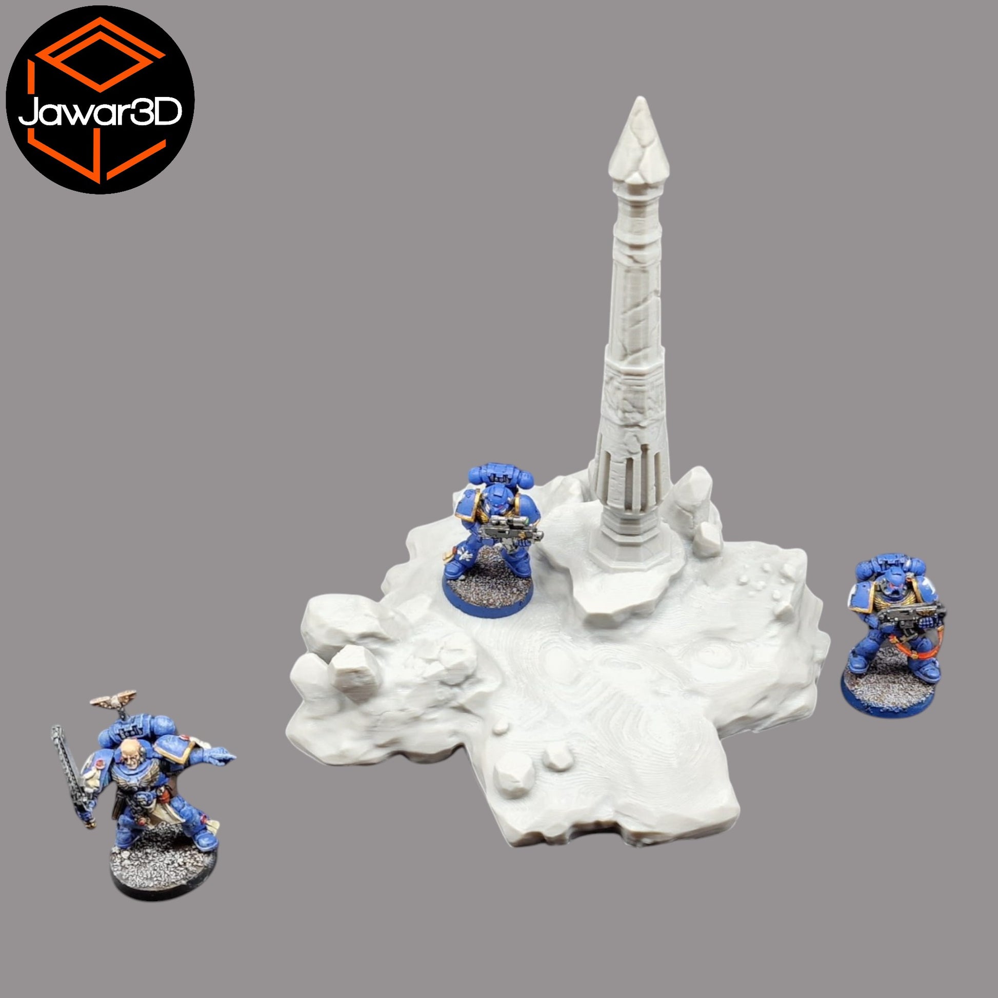 Wargaming 28mm scatter terrain scenery showing 3D-printed item that is compatible with games such as Warhammer 40K, Star Wars Legions, D+D, Dungeons and Dragons, Sci-Fi, Fantasy and other miniature tabletop games. Brand Jawar3d found at www.jawar3d.co.uk.